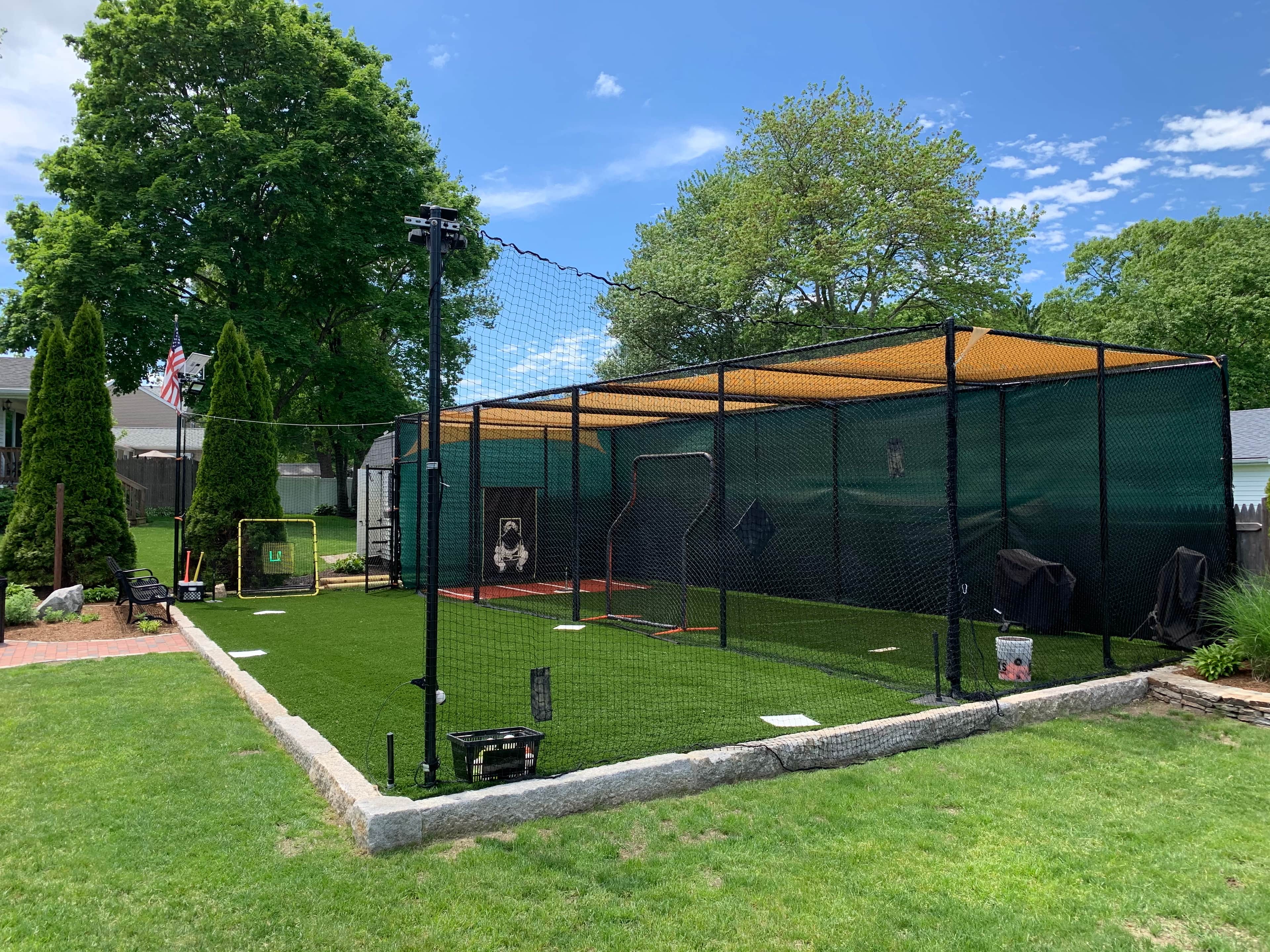 Outdoor Batting Cage in Braintree, MA — Turf & Baseball photo 2