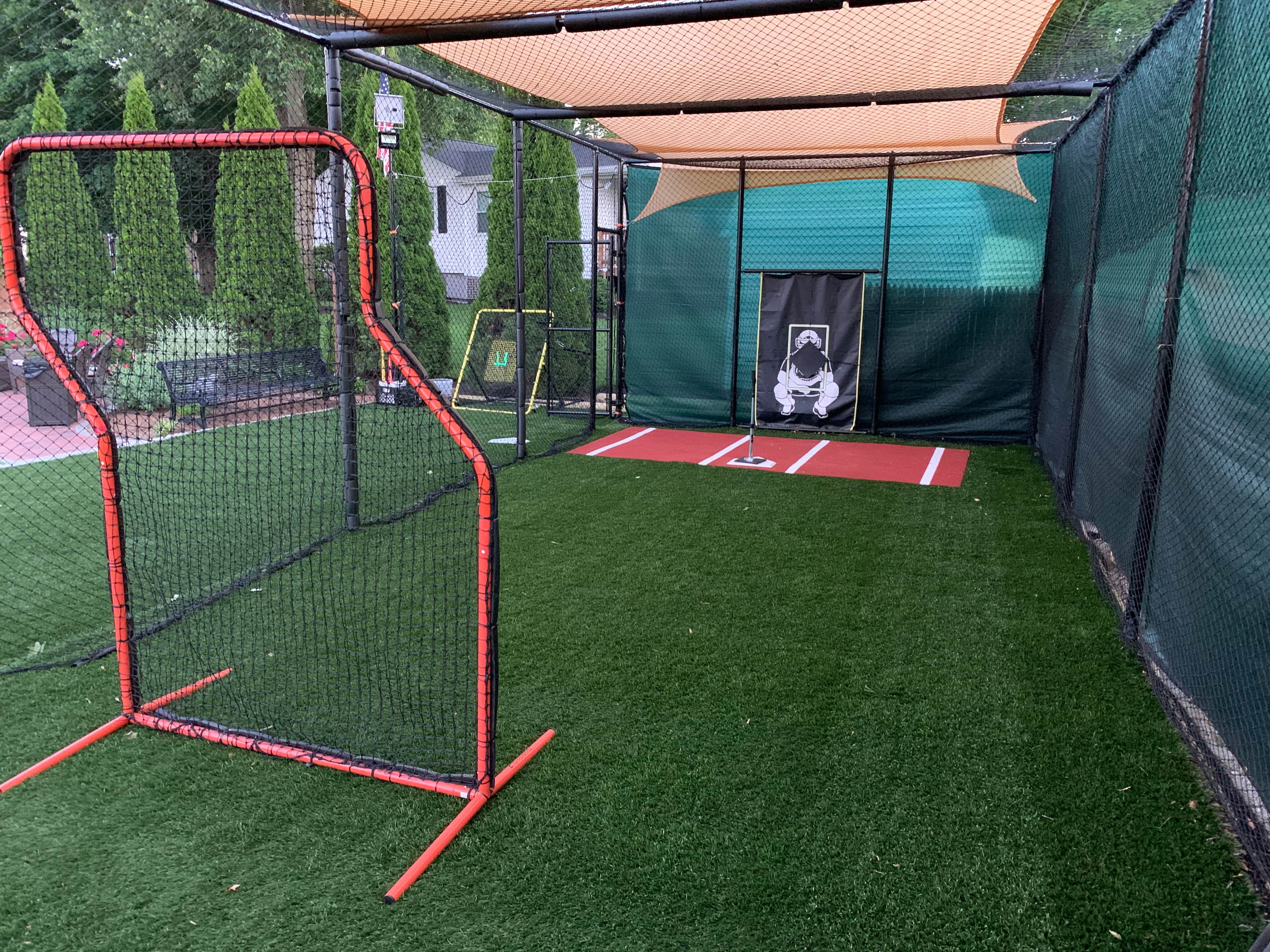 Outdoor Batting Cage in Braintree, MA — Turf & Baseball
