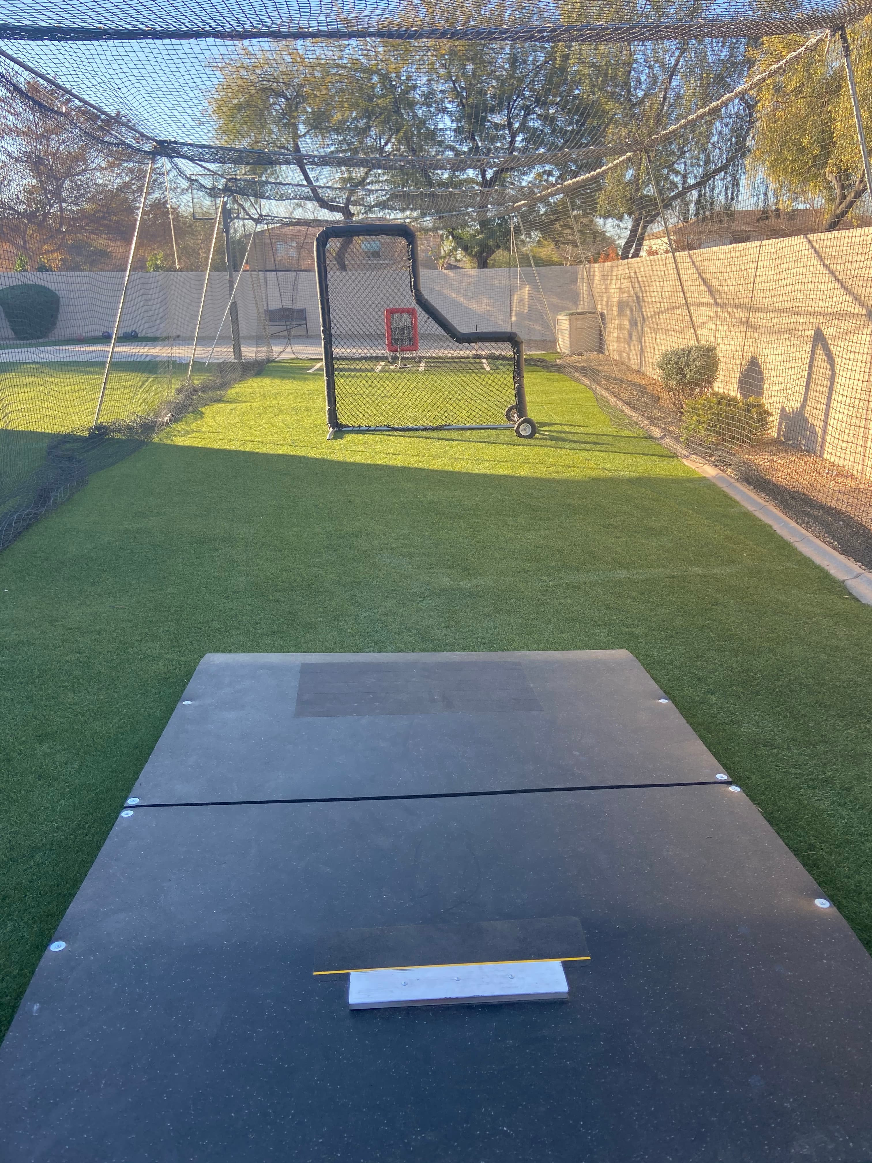 Outdoor Batting Cage in Litchfield Park, AZ — Turf & Baseball - Batting cage rental in Litchfield Park, AZ