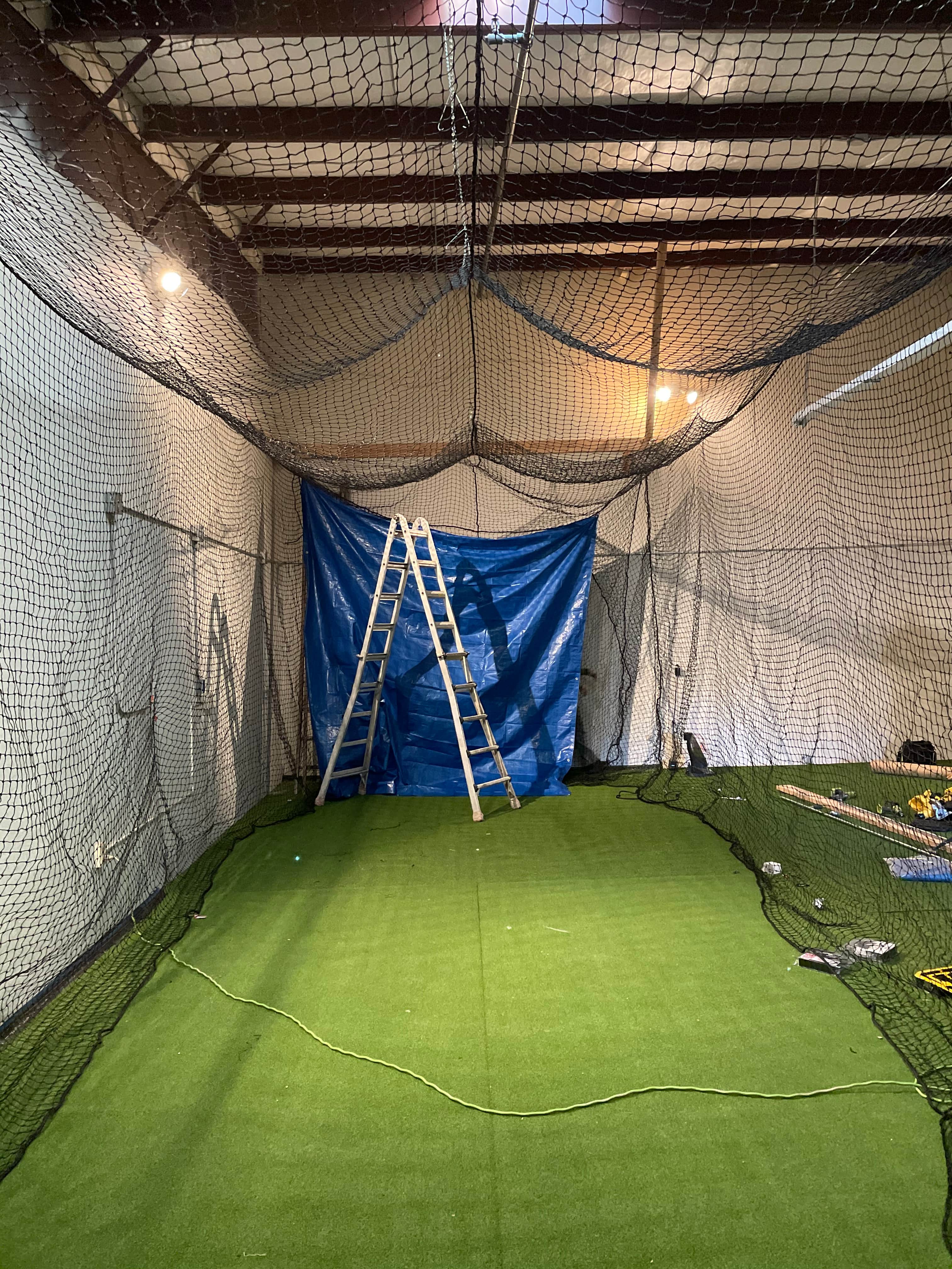 Covered Batting Cage in Carson City, NV — Pitching Machine & Lighted