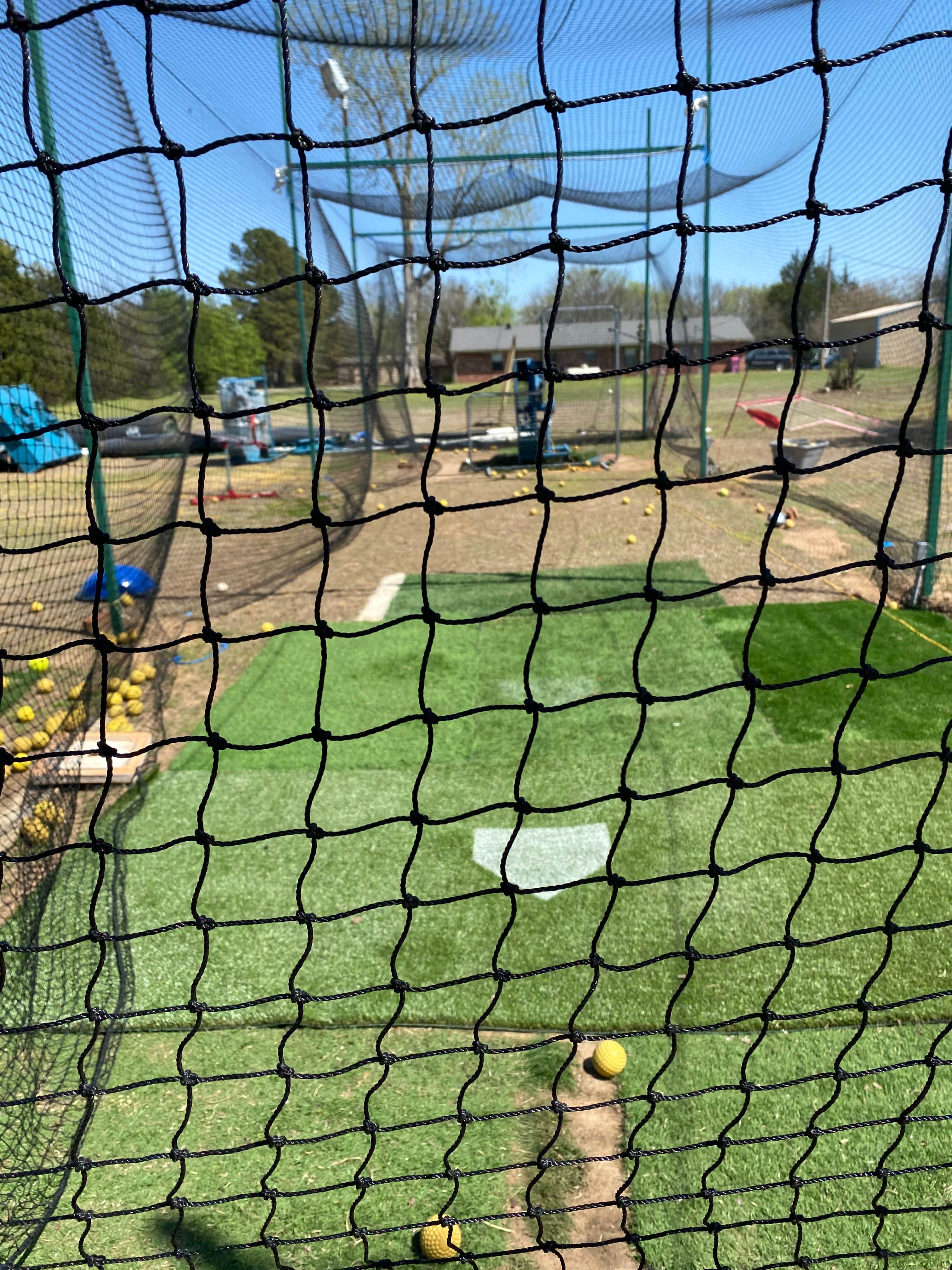 Professional size batting with Iron Mike!! in Durant, OK