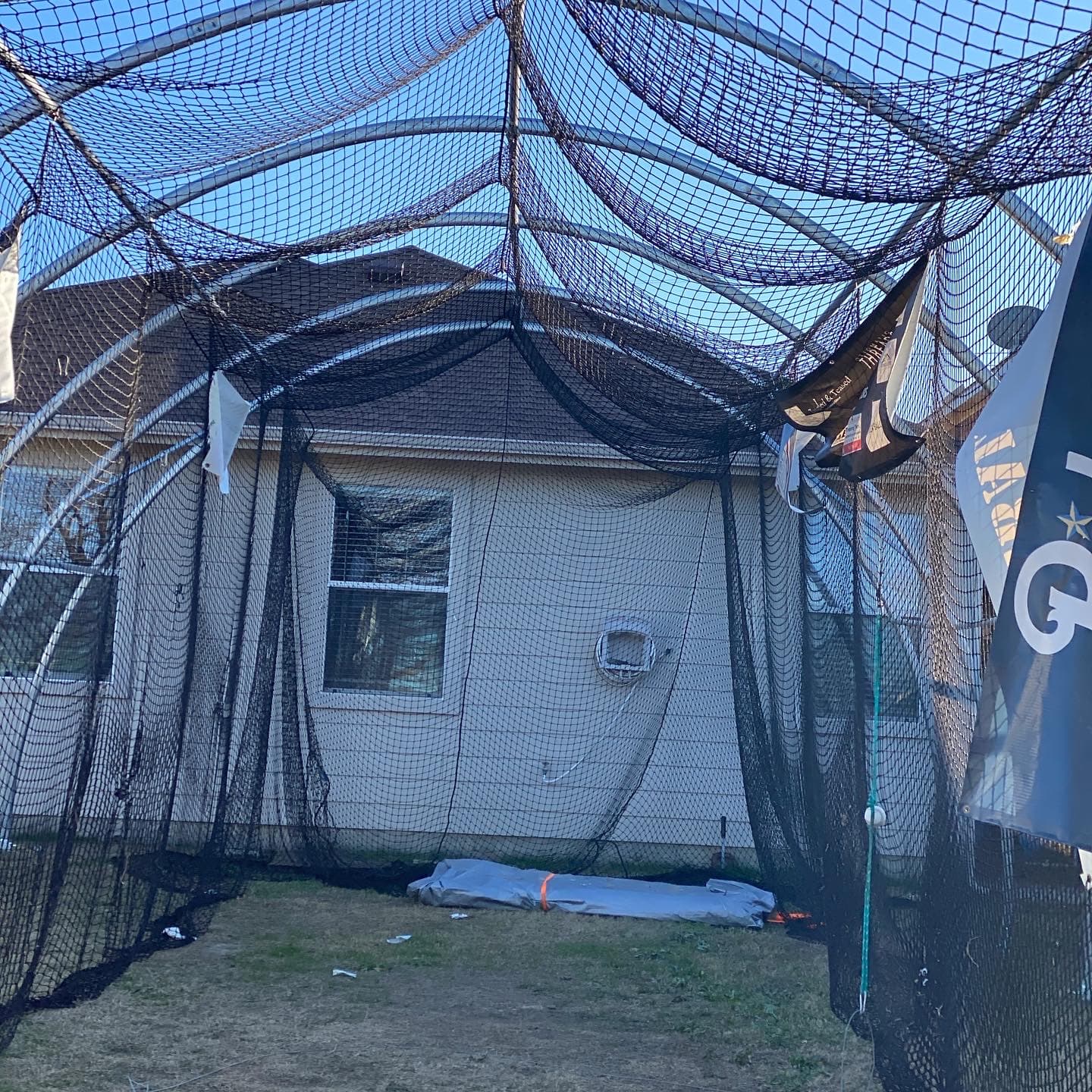 Covered Batting Cage in Little Elm, TX — Pitching Machine & Lighted - Batting cage rental in Little Elm, TX