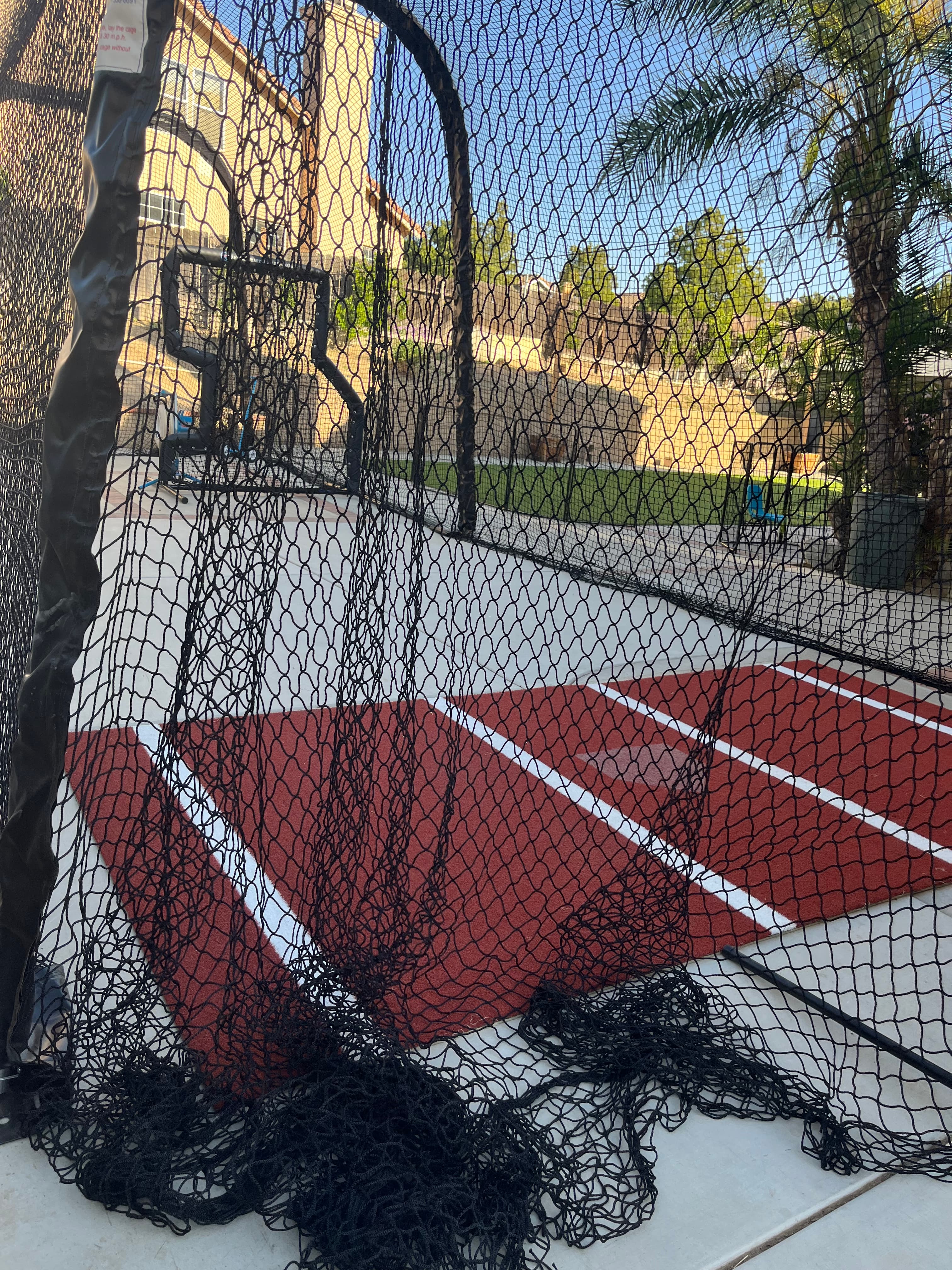 Outdoor Batting Cage in Moreno Valley, CA — Pitching Machine & Baseball - Batting cage rental in Moreno Valley, CA