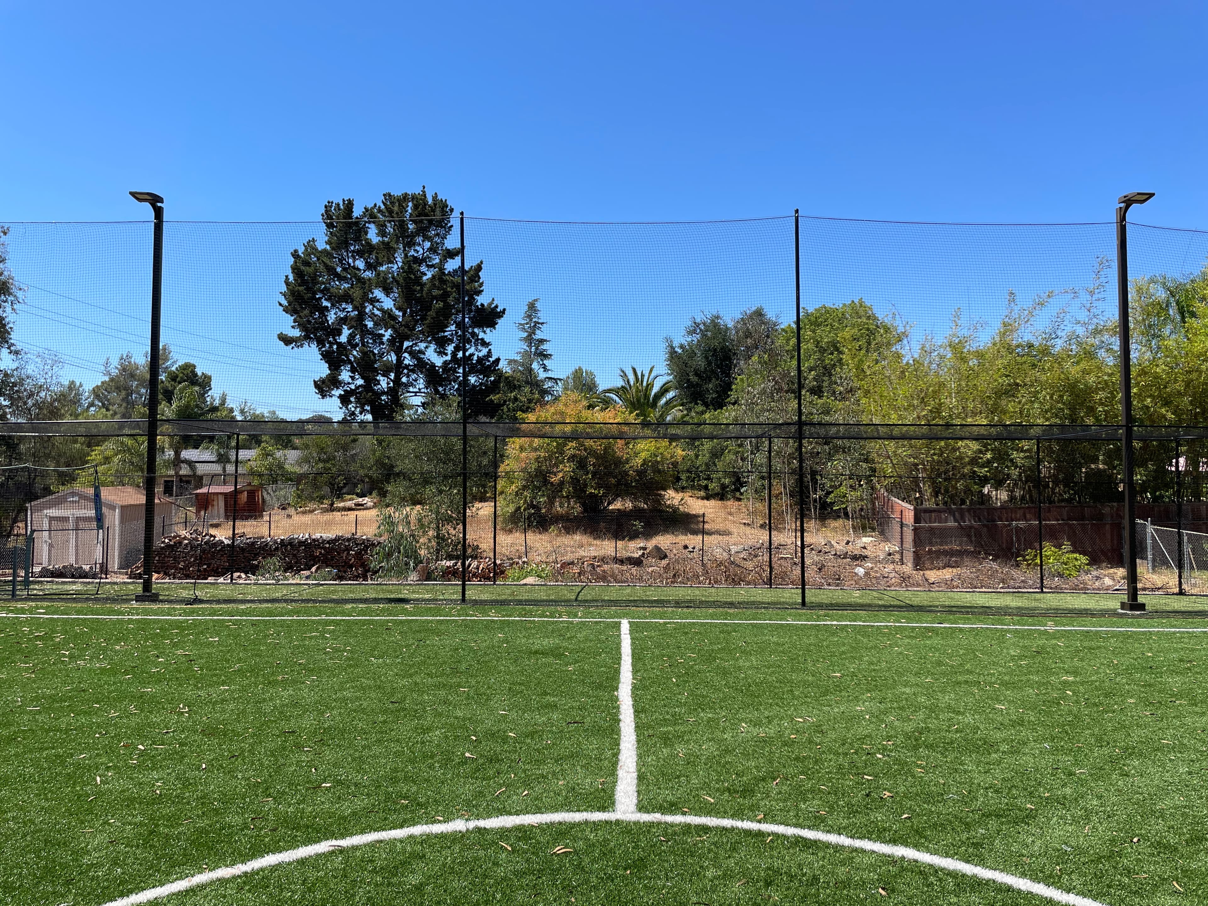 Backyard Batting Cage in Poway, CA — Lighted & Turf - Batting cage rental in Poway, CA