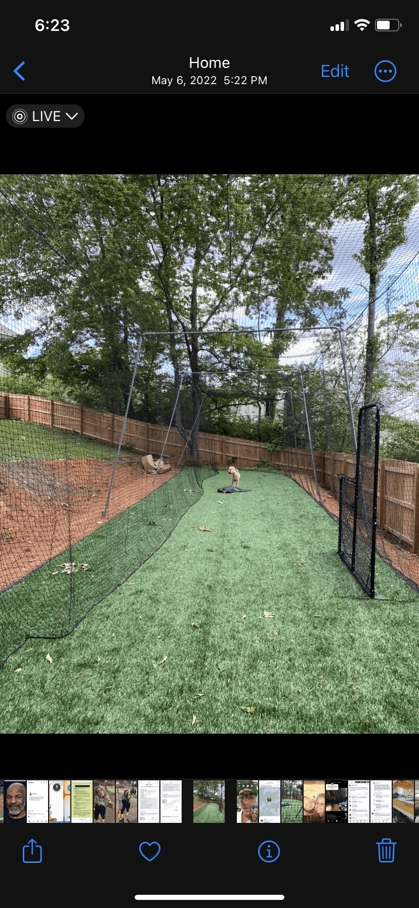 Outdoor Batting Cage in Moody, AL — Pitching Machine & Turf
