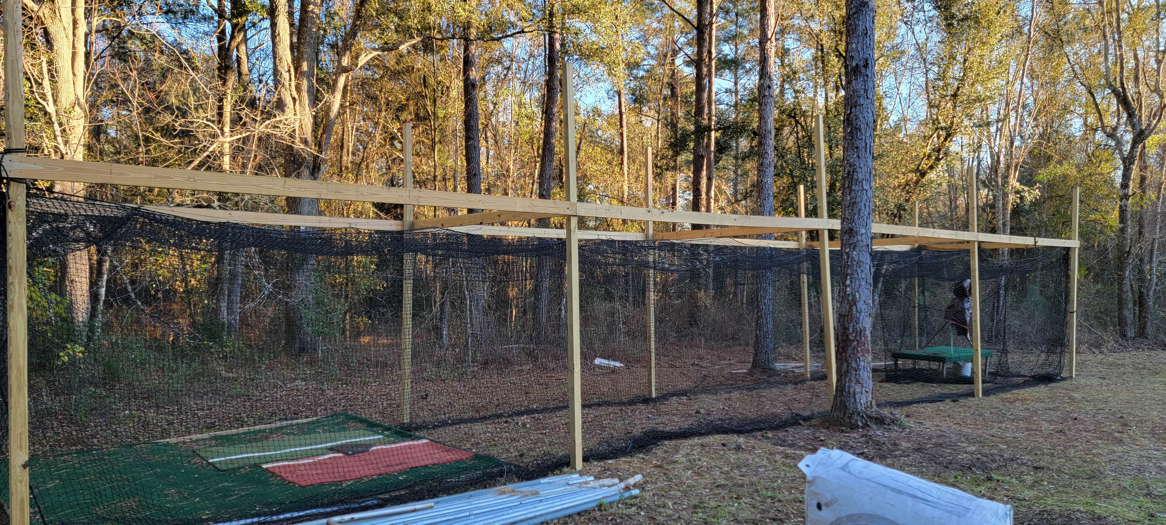 Backyard baseball batting cage in Cairo, GA photo 2