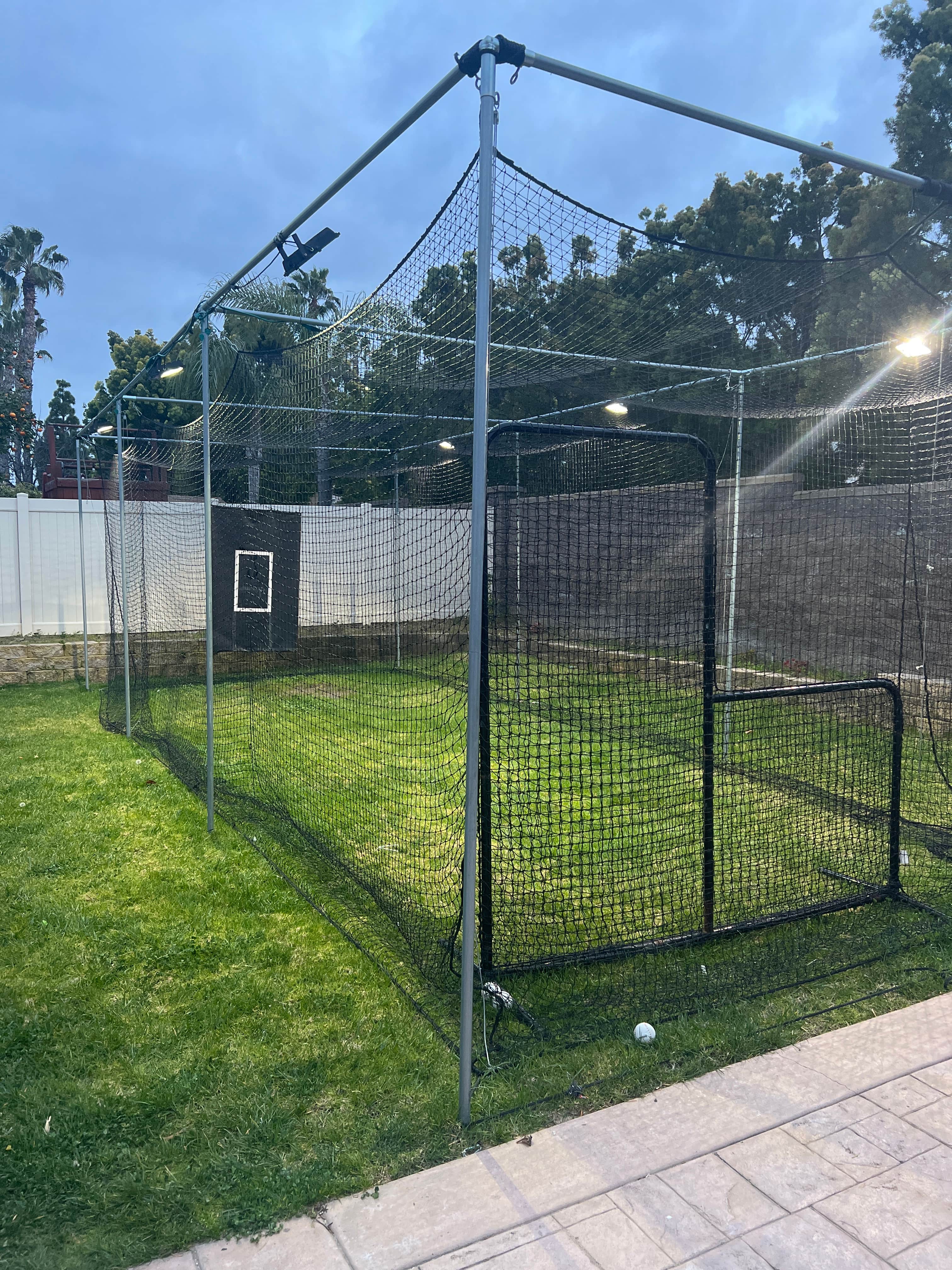 Outdoor Batting Cage in Chula Vista, CA — Lighted & Baseball