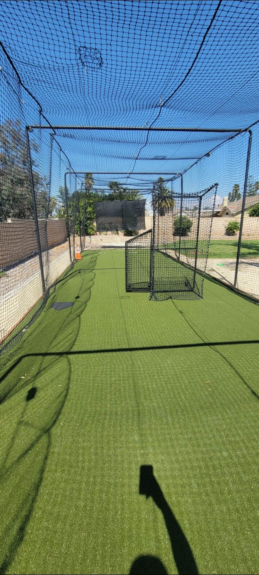 Next level hitting and training. Like the big leagues. Batting Cage in