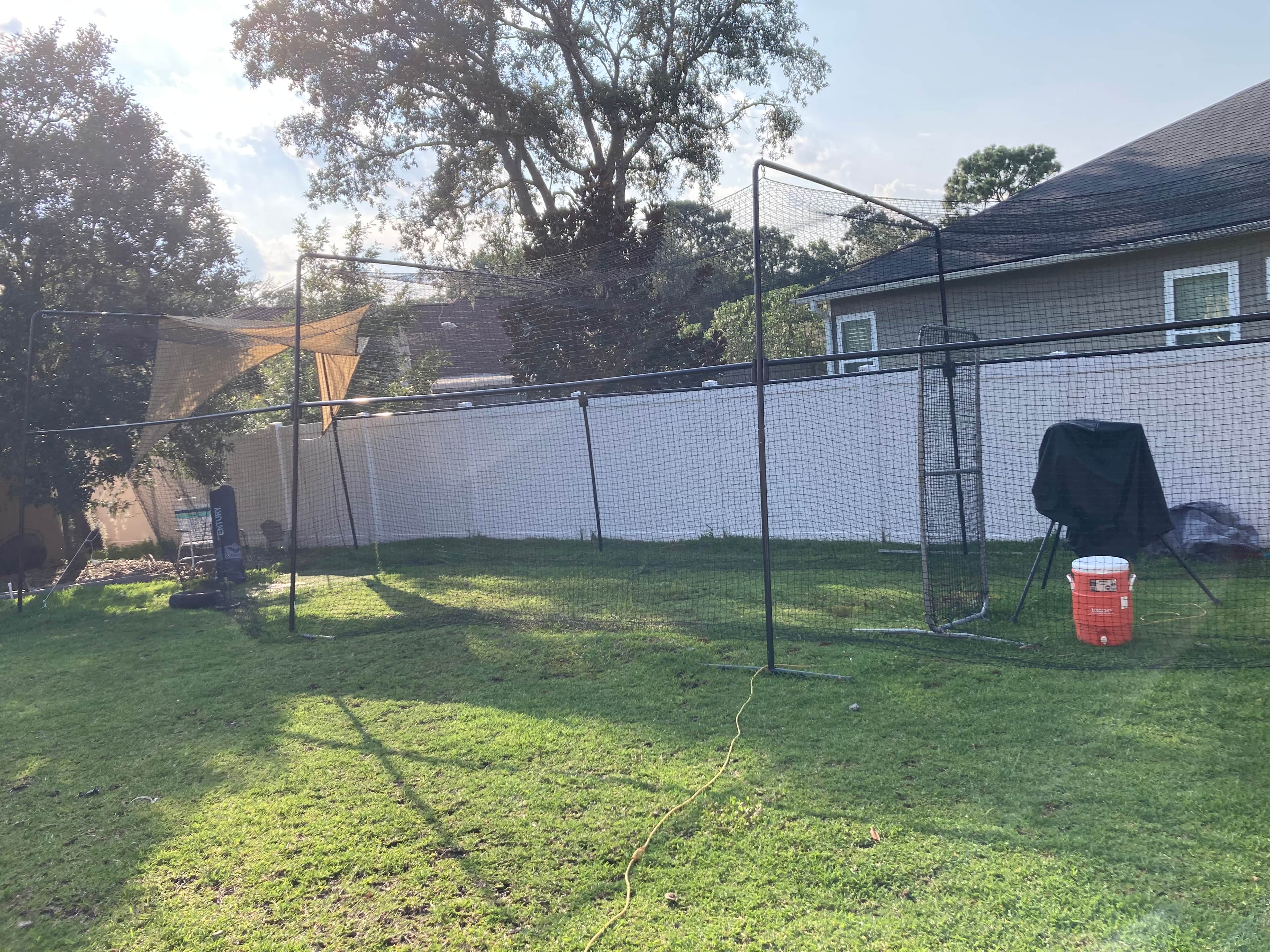Outdoor Batting Cage in Jacksonville, FL — Pitching Machine & Lighted