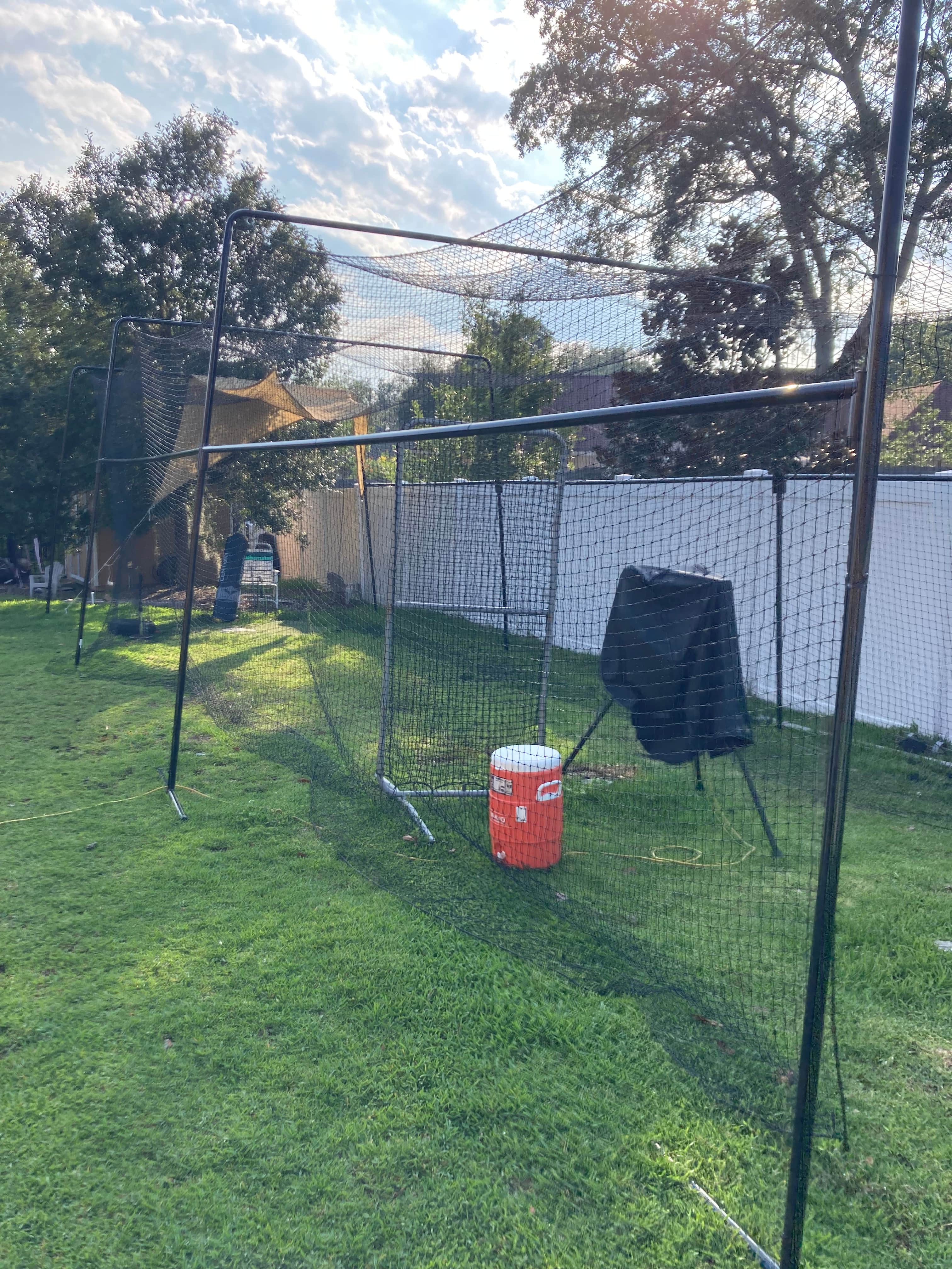 Outdoor Batting Cage in Jacksonville, FL — Pitching Machine & Lighted photo 2