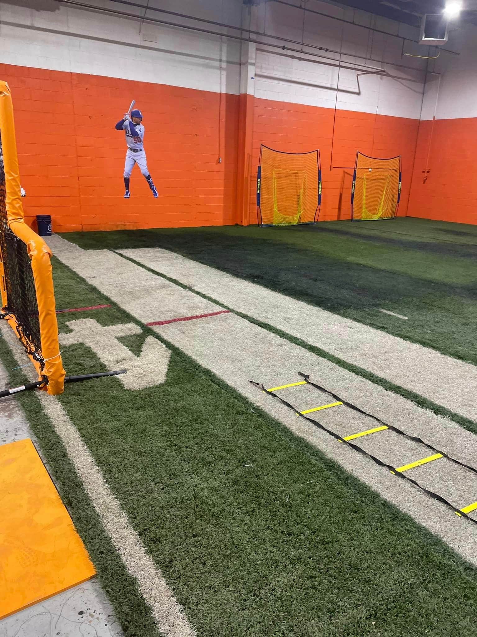 Large batting facility located conveniently in the DMV area.