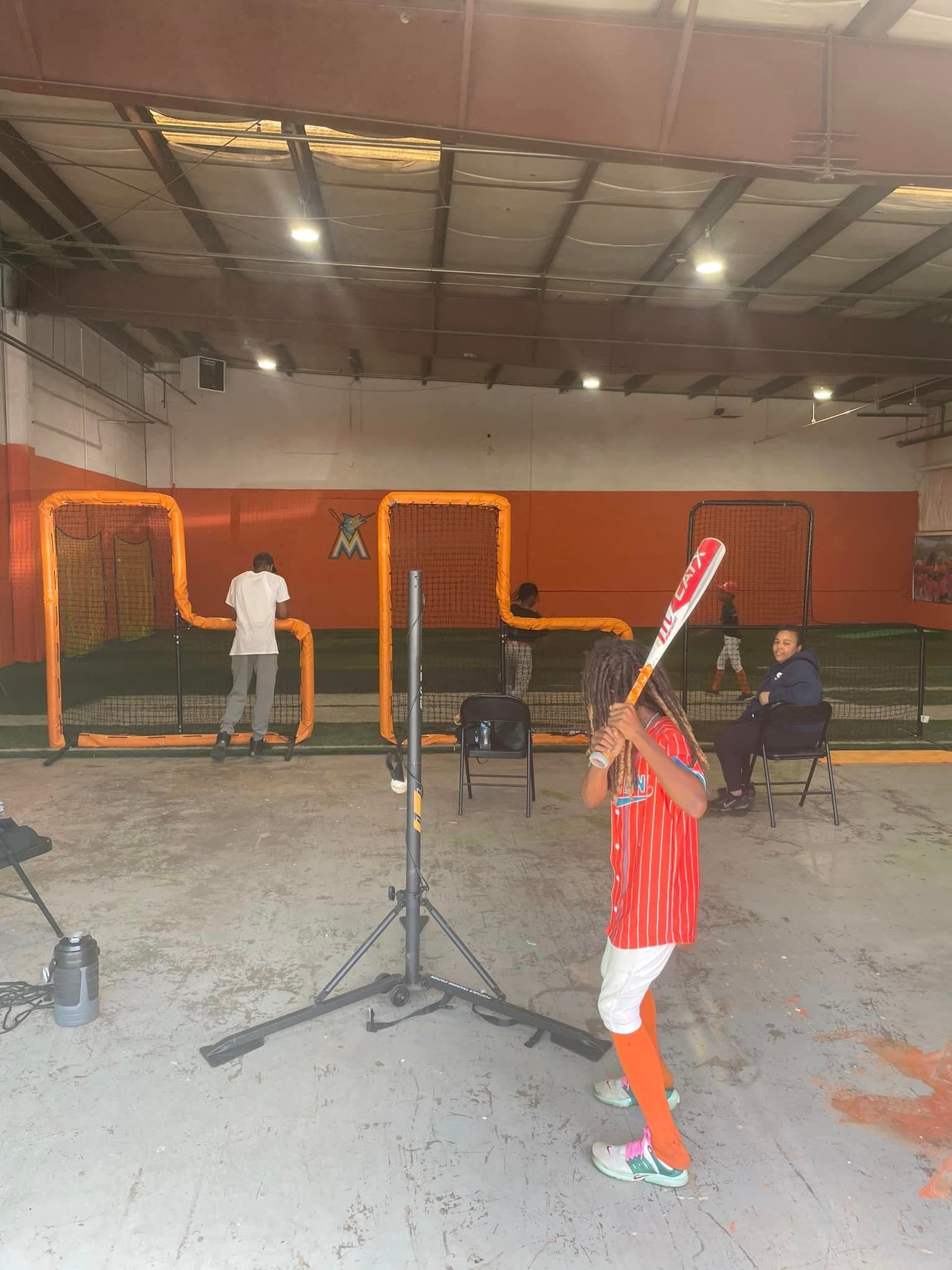 Covered Batting Cage in Temple Hills, MD — Pitching Machine & Lighted - Batting cage rental in Temple Hills, MD