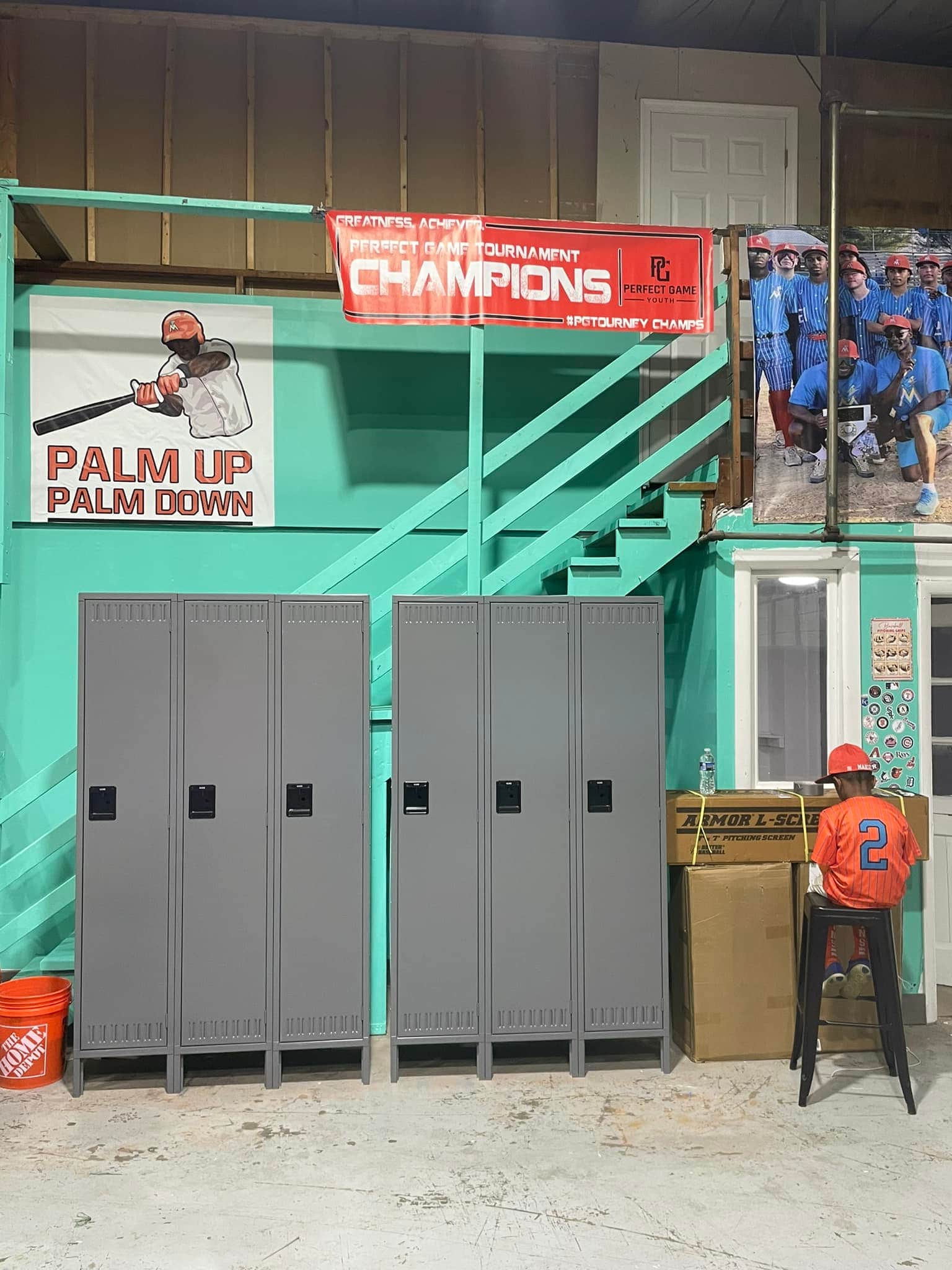 Covered Batting Cage in Temple Hills, MD — Pitching Machine & Lighted photo 2