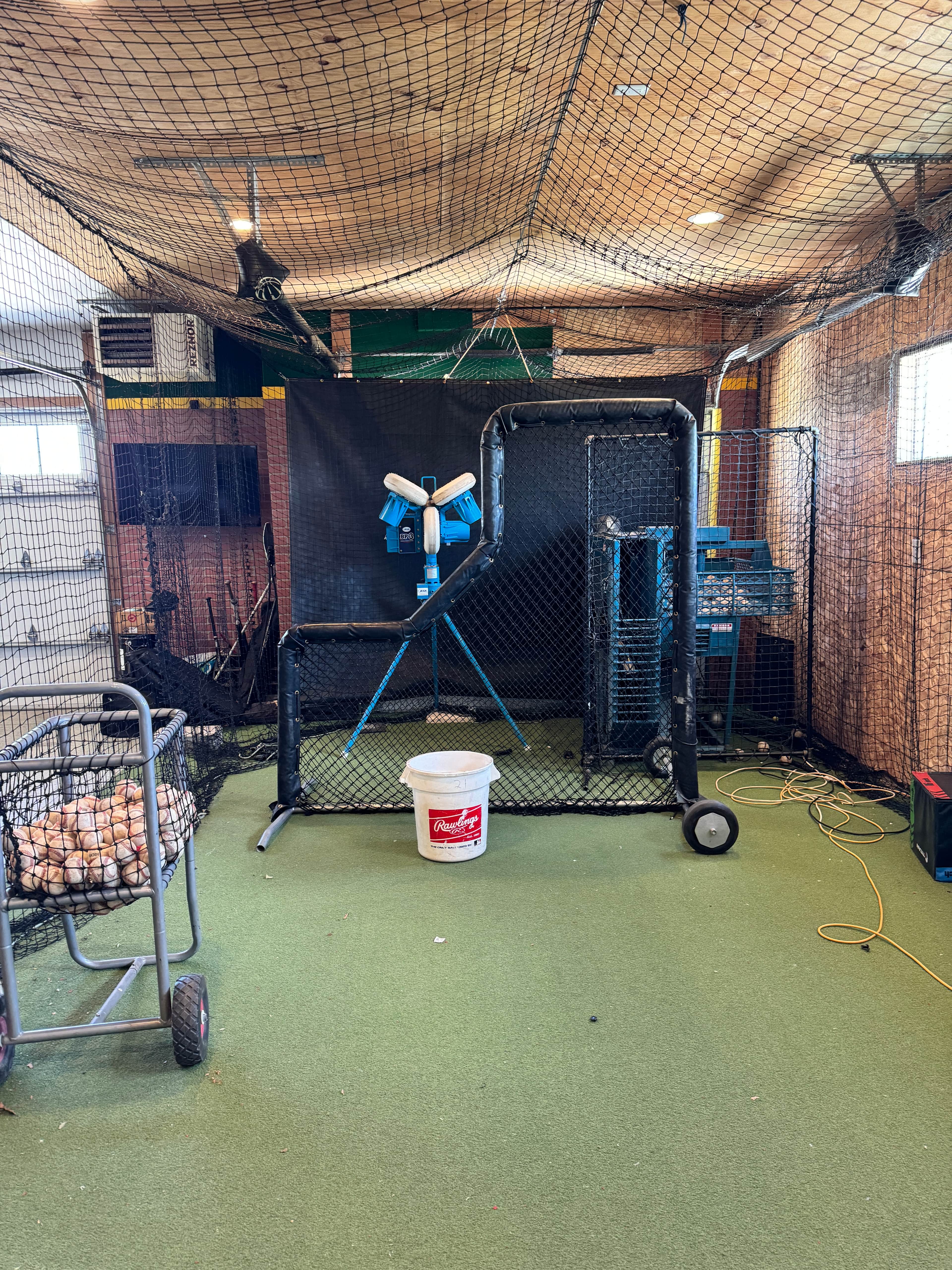 Indoor Batting cage Heated/cooled Iron Mike & Jugs 3 wheel in Lehi, UT