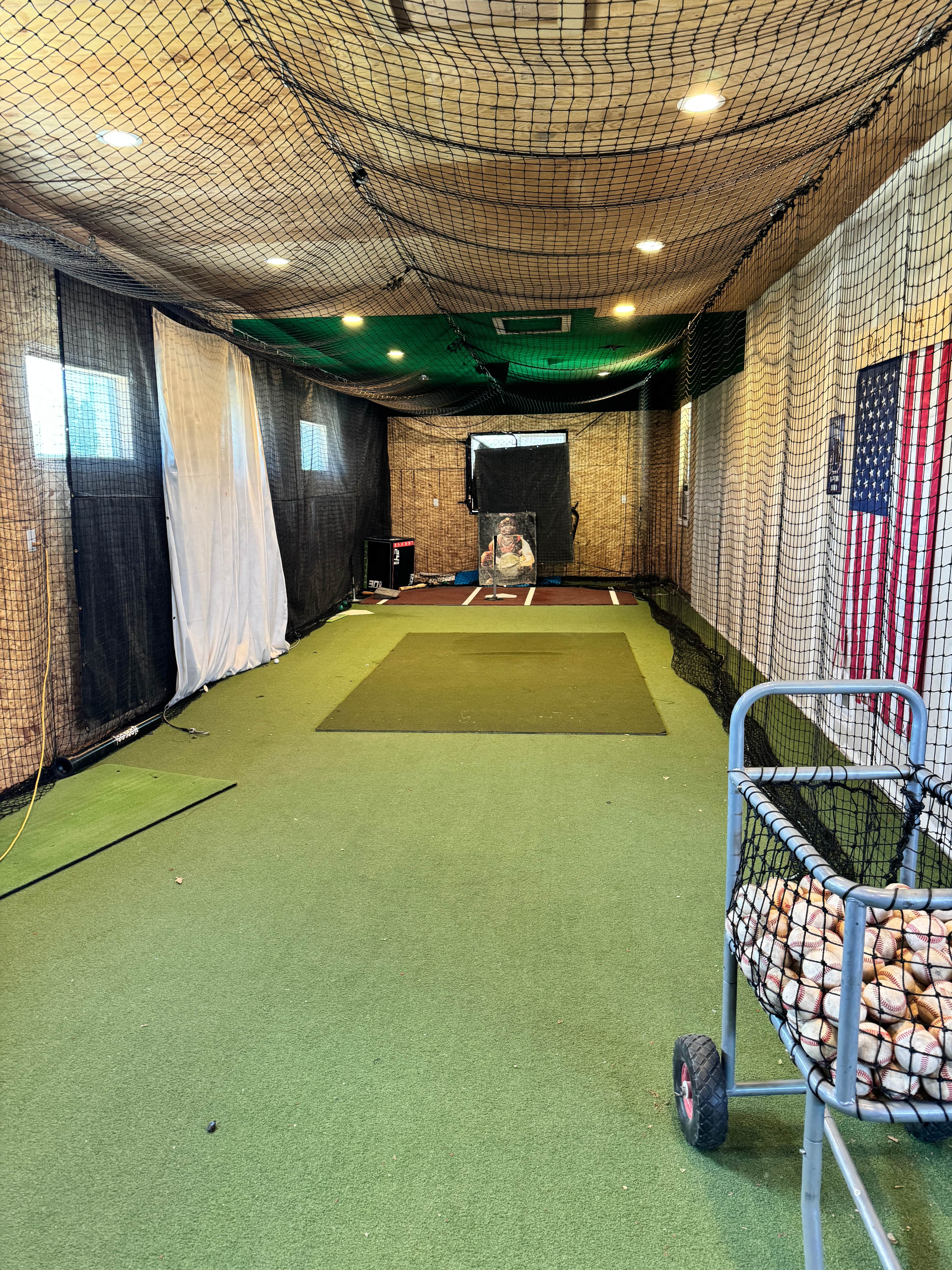 Indoor Batting cage Heated/cooled Iron Mike & Jugs 3 wheel in Lehi, UT photo 2