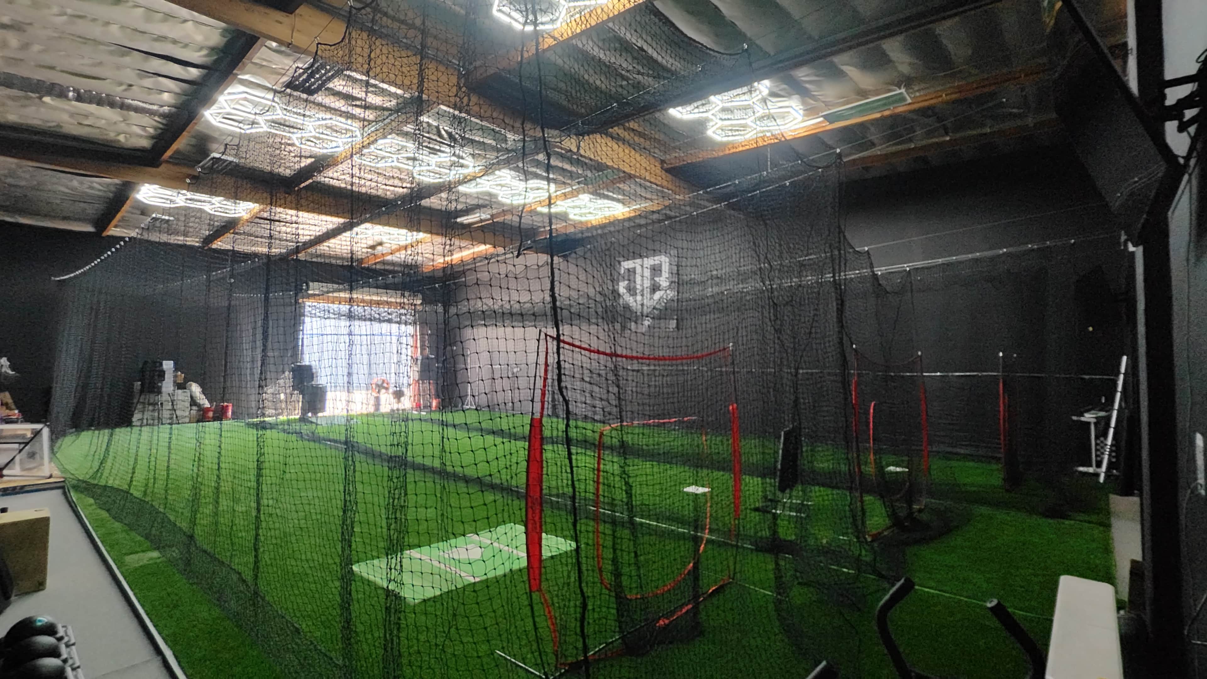 Covered Batting Cage in Pomona, CA — Pitching Machine & Lighted