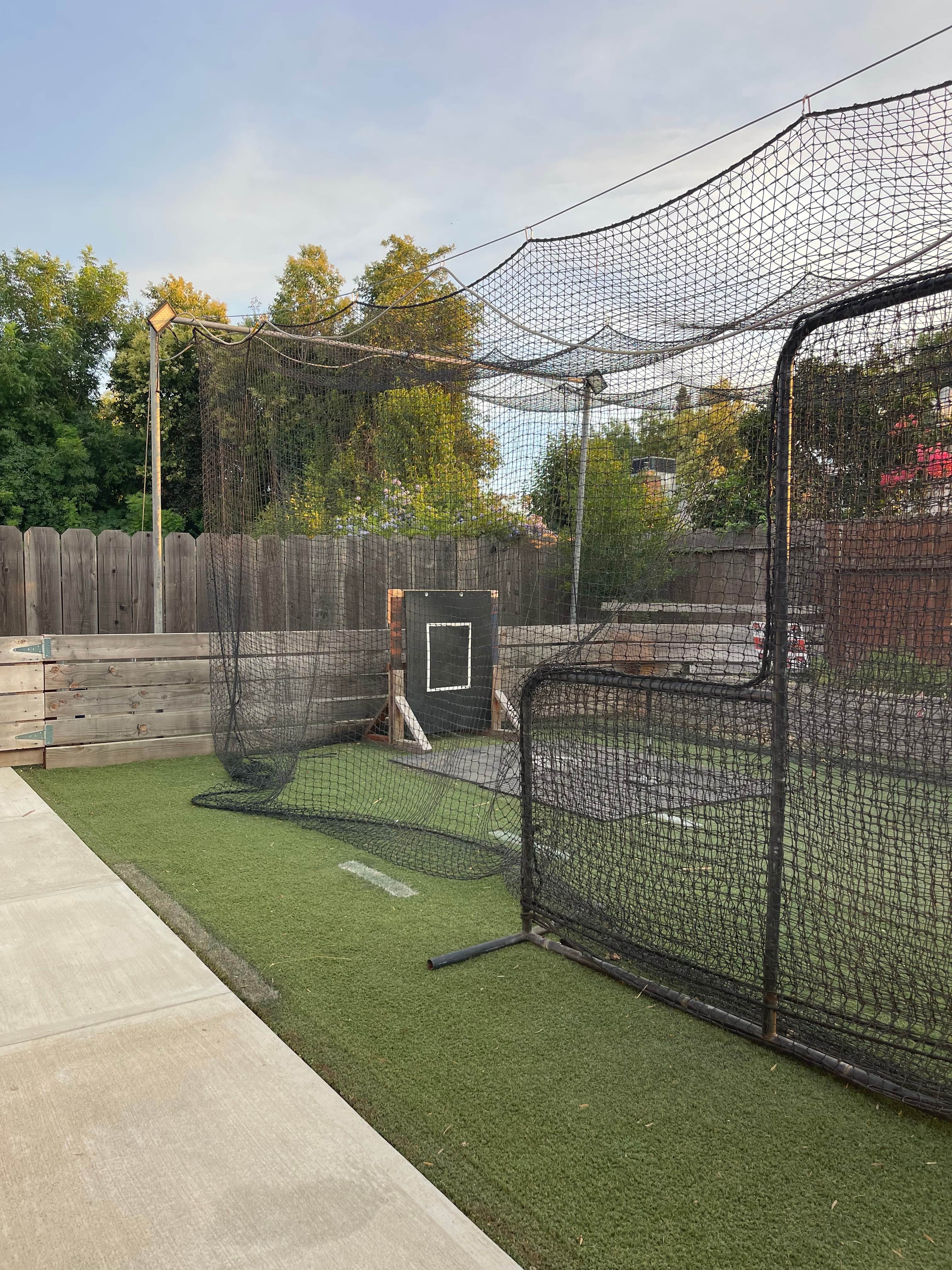 Dickey Fields Hitting Cage in Merced, CA
