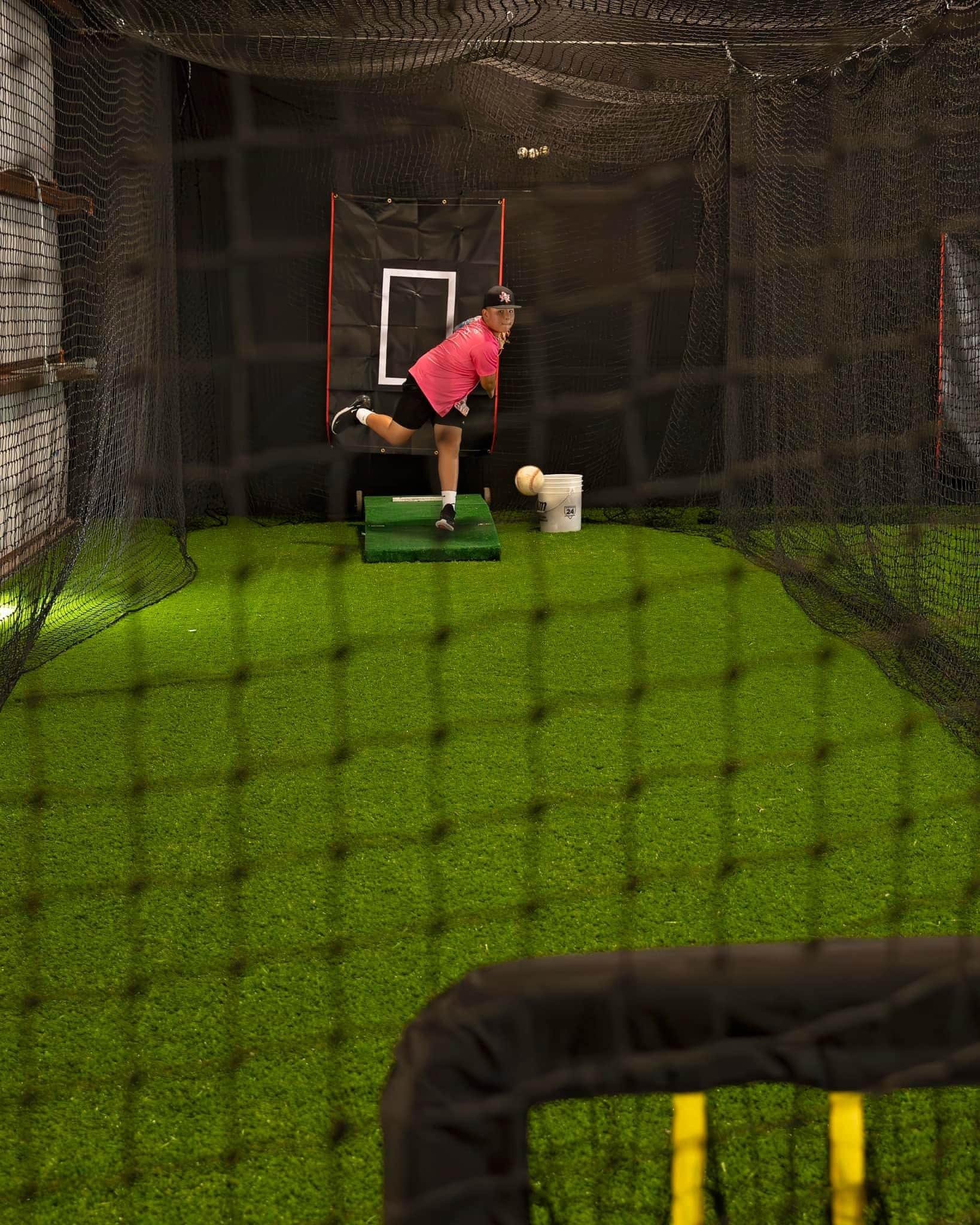 Covered Batting Cage in Corpus Christi, TX — Lighted & Turf photo 2