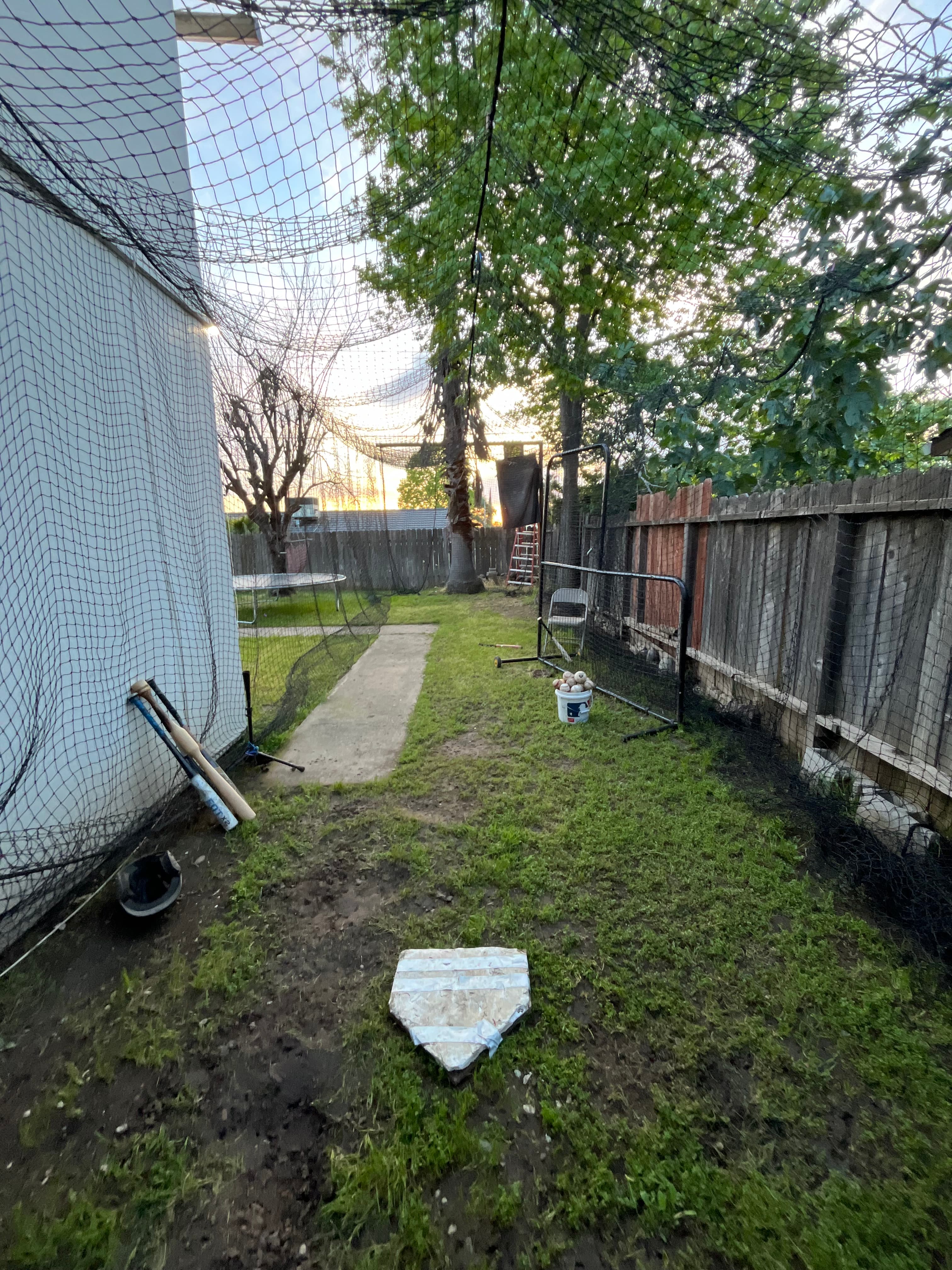Outdoor Batting Cage in North Highlands, CA — Lighted & Baseball - Batting cage rental in North Highlands, CA