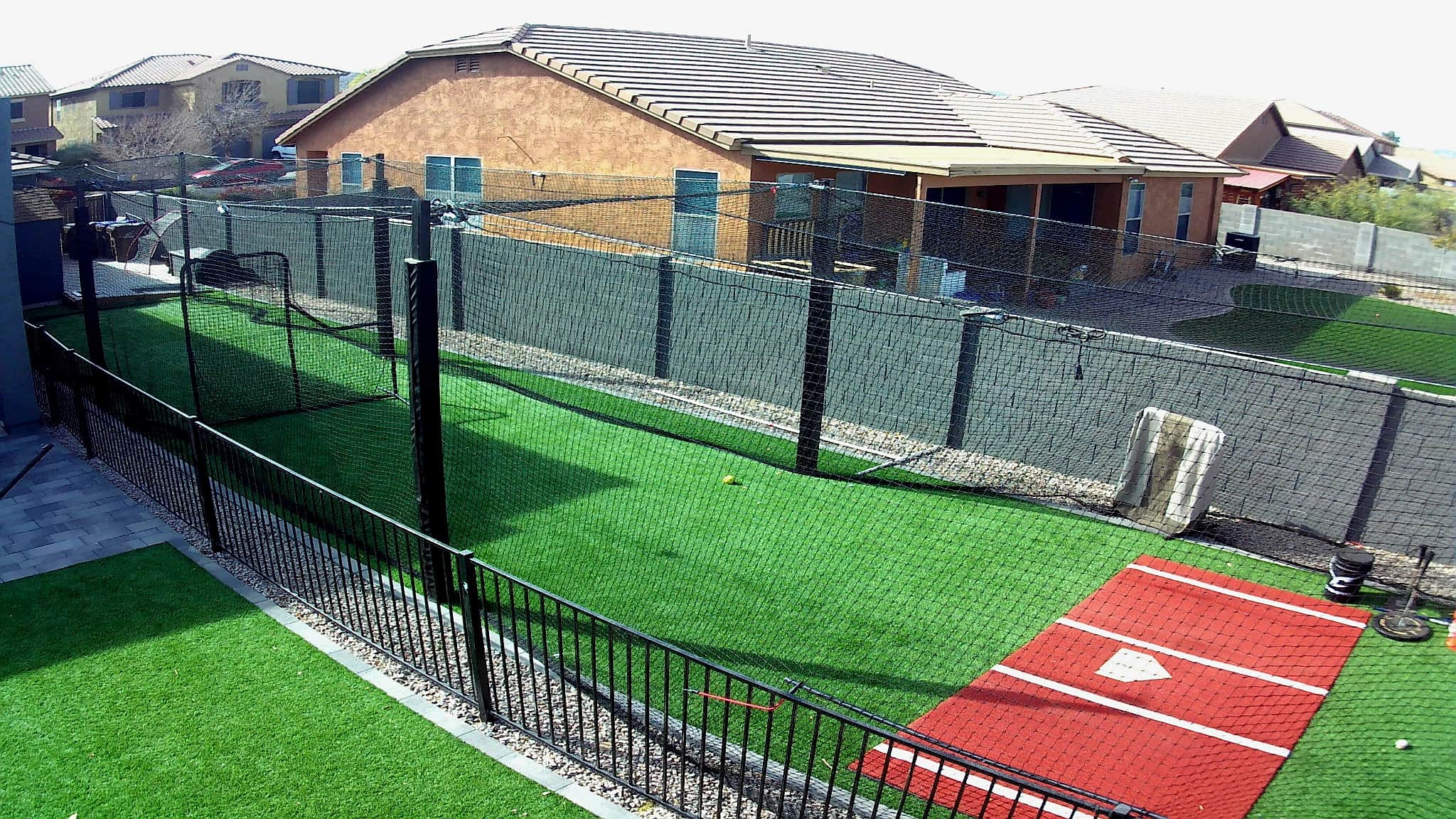 Outdoor Batting Cage in San Tan Valley, AZ — Pitching Machine & Lighted photo 2
