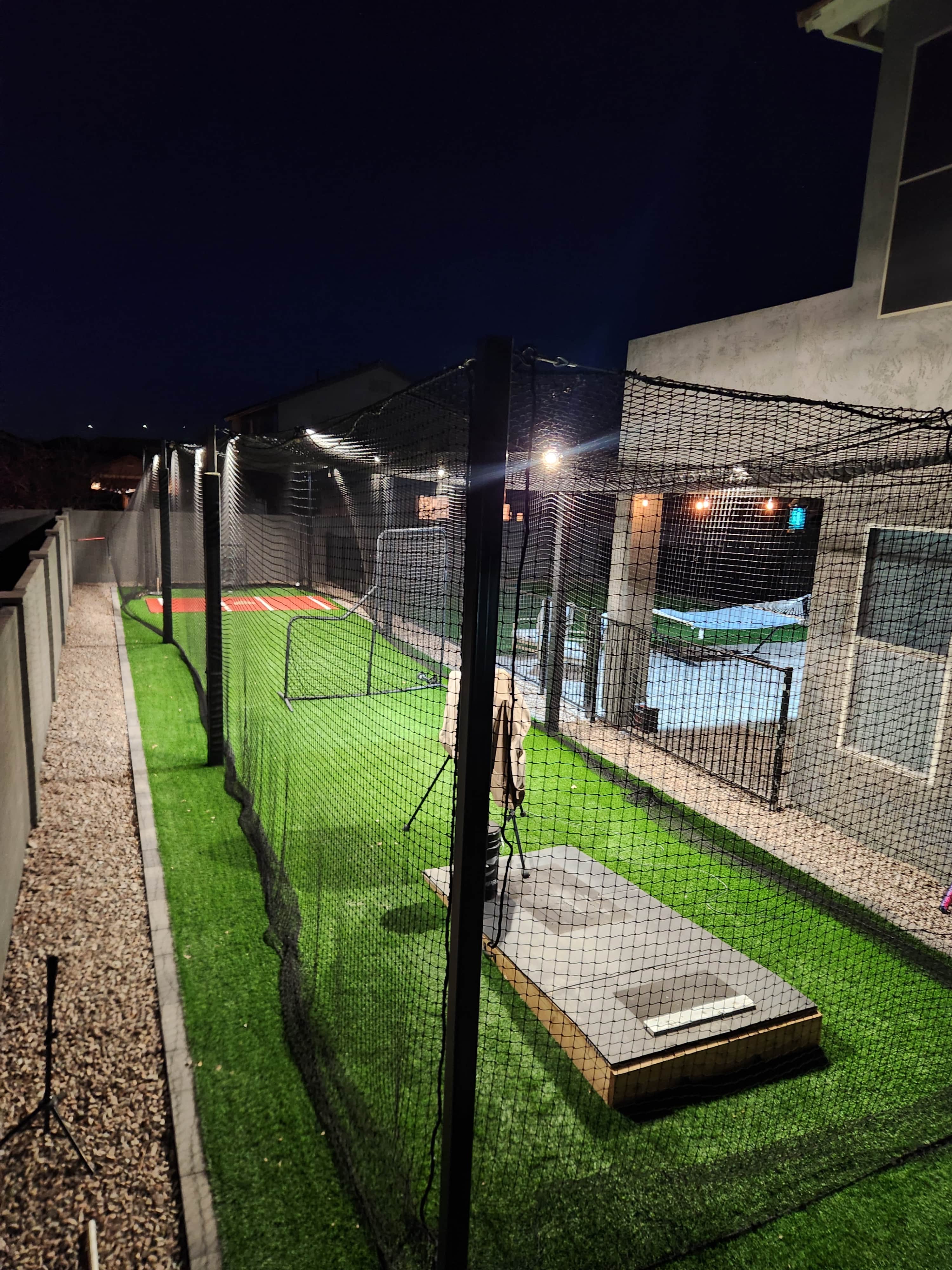 Outdoor Batting Cage in San Tan Valley, AZ — Pitching Machine & Lighted