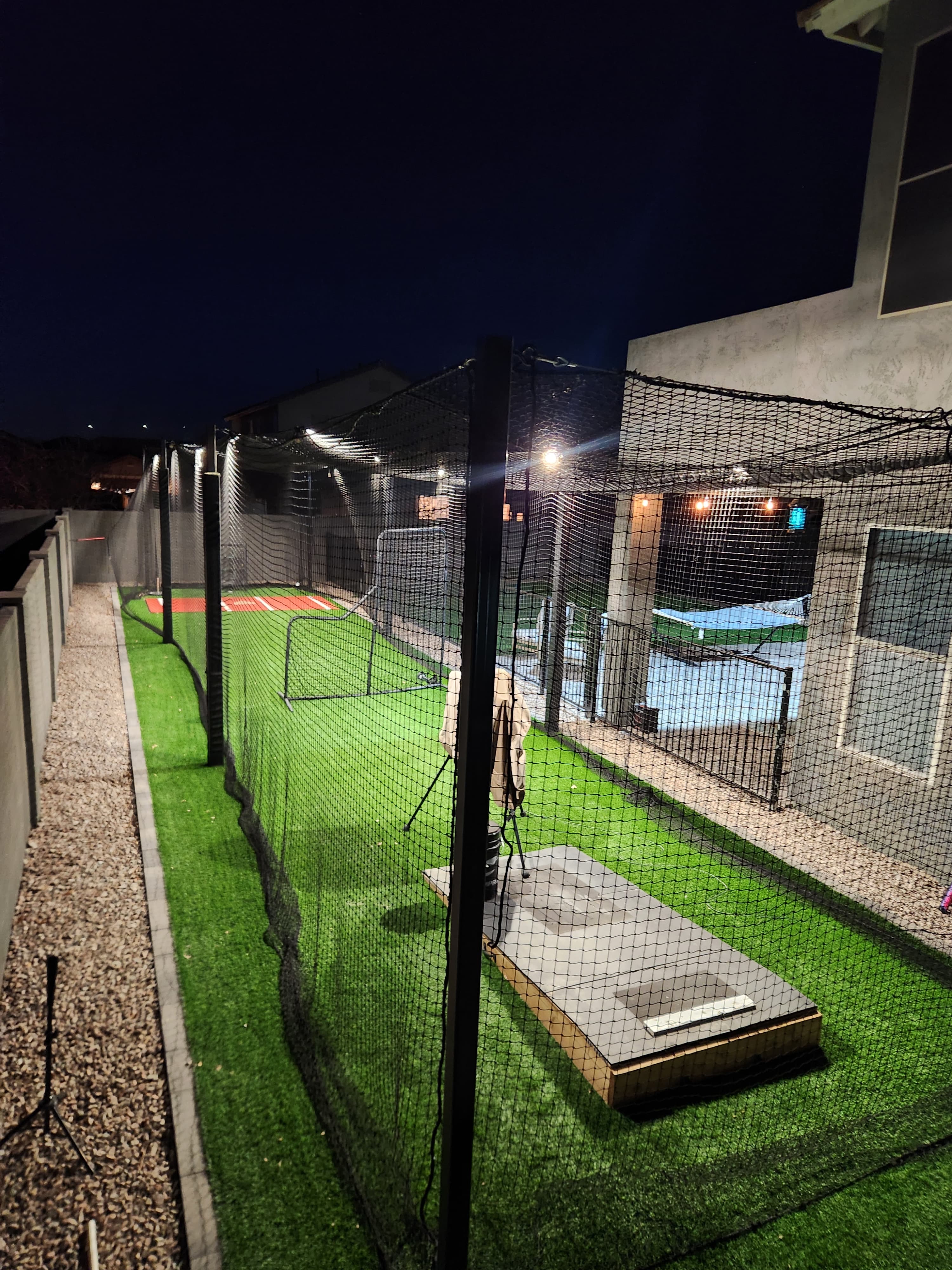 Outdoor Batting Cage in San Tan Valley, AZ — Pitching Machine & Lighted - Batting cage rental in San Tan Valley, AZ