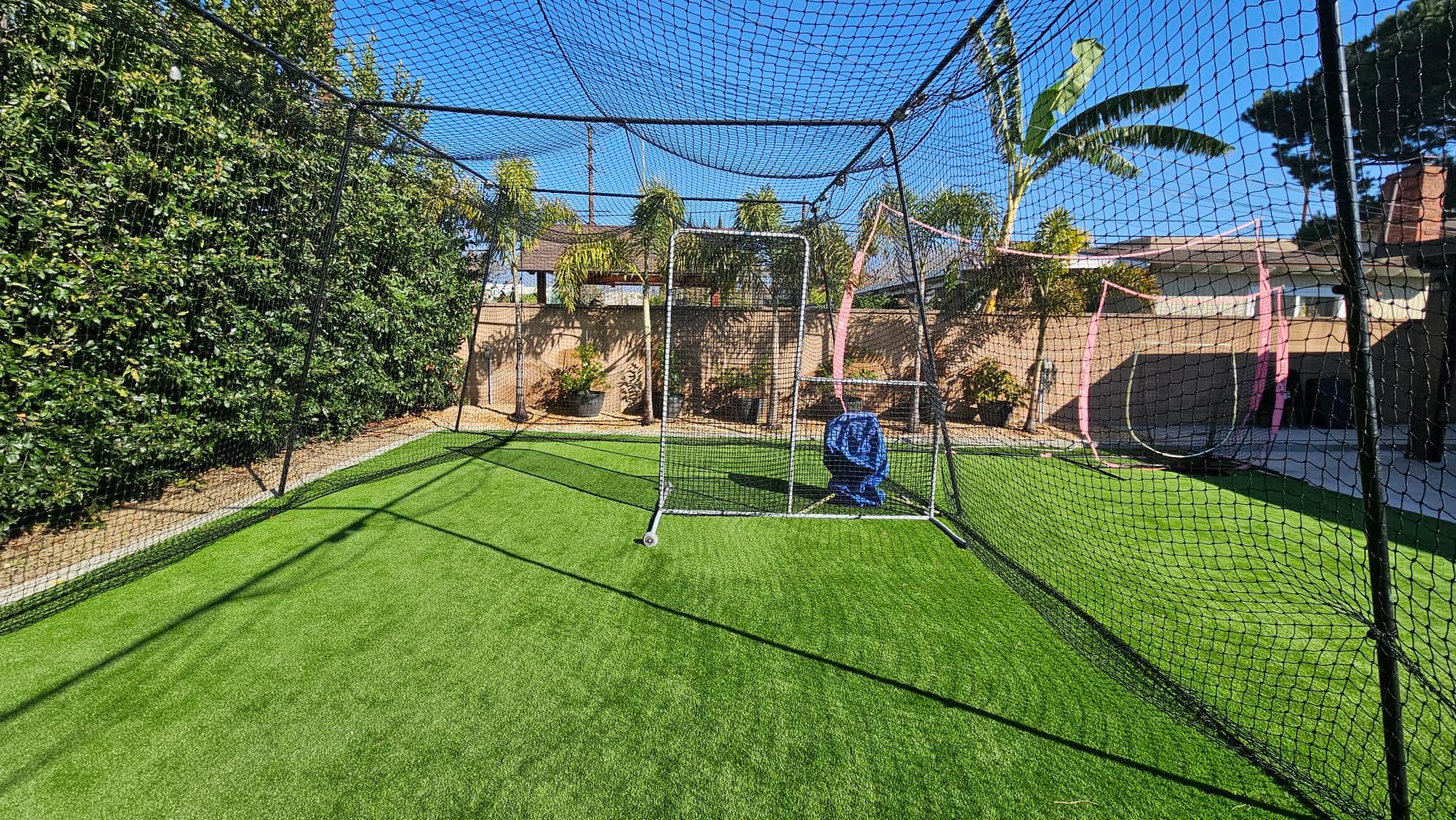 Nice batting cage setup. Get some quality swings in. in Montclair, CA - photo 3