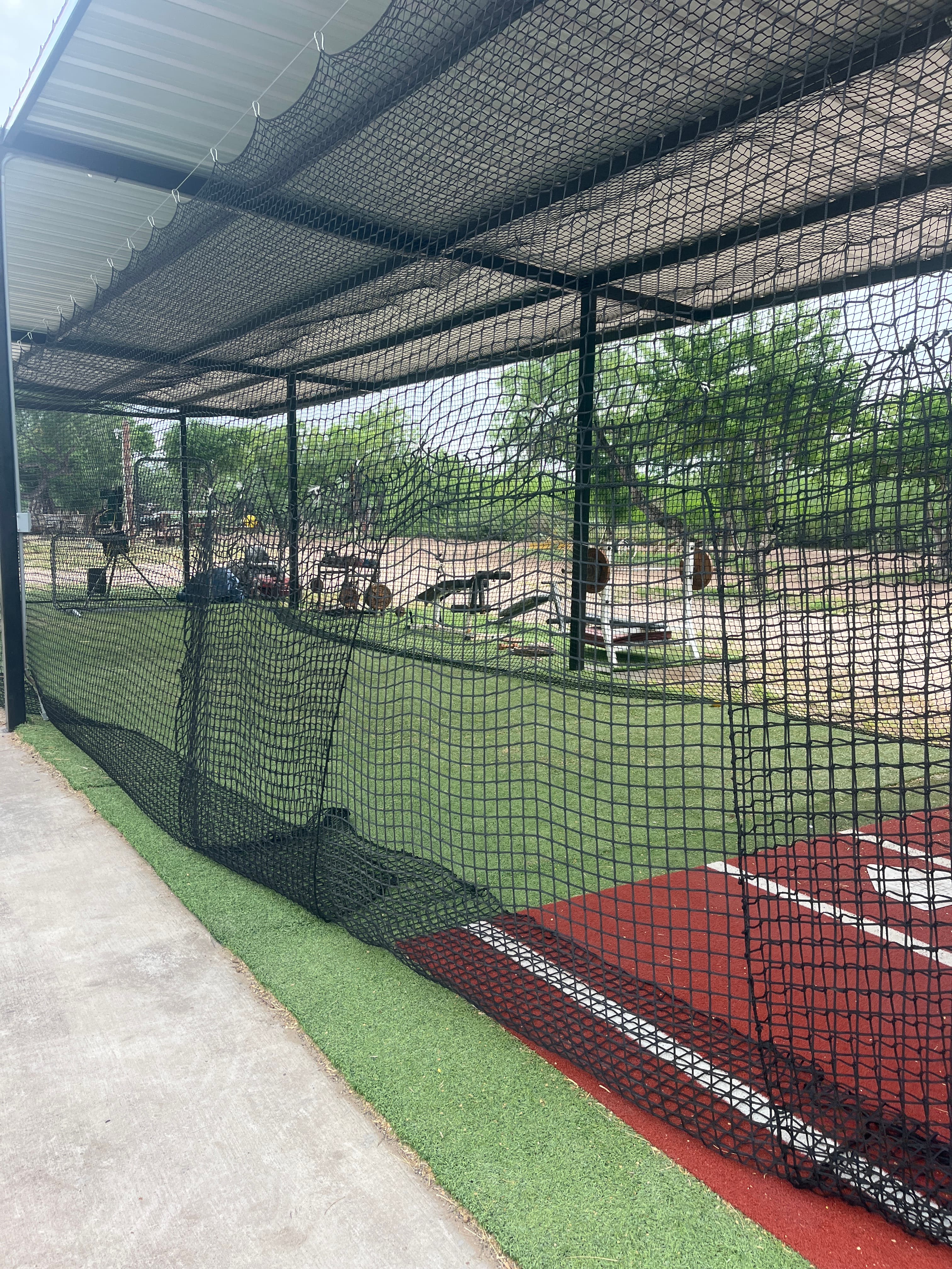 Outdoor Batting Cage in Penitas, TX — Lighted & Turf - Batting cage rental in Penitas, TX