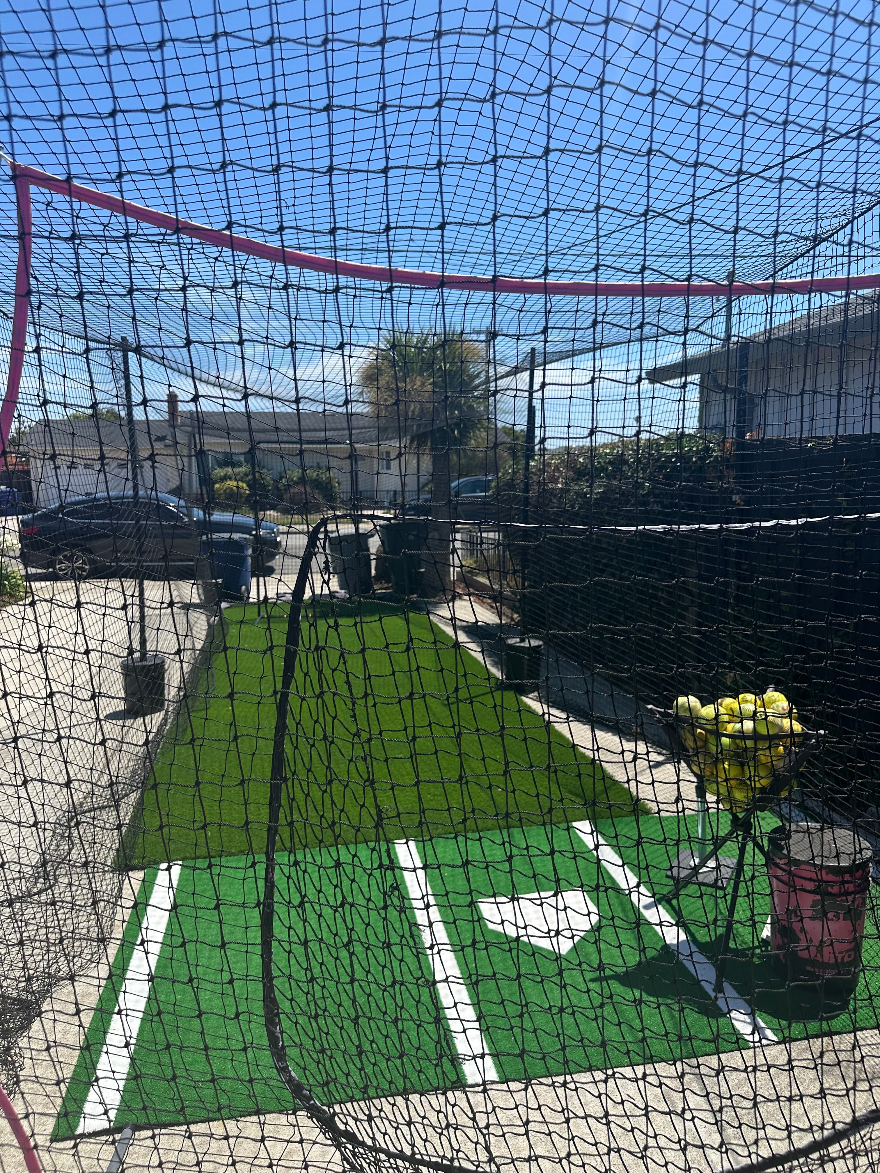 Enough to Do a Job-driveway Batting Cage in San Leandro, CA - Batting cage rental in San Leandro, CA