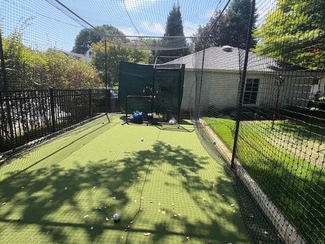 Turf batting cage with feeder in Winchester MA - photo 4