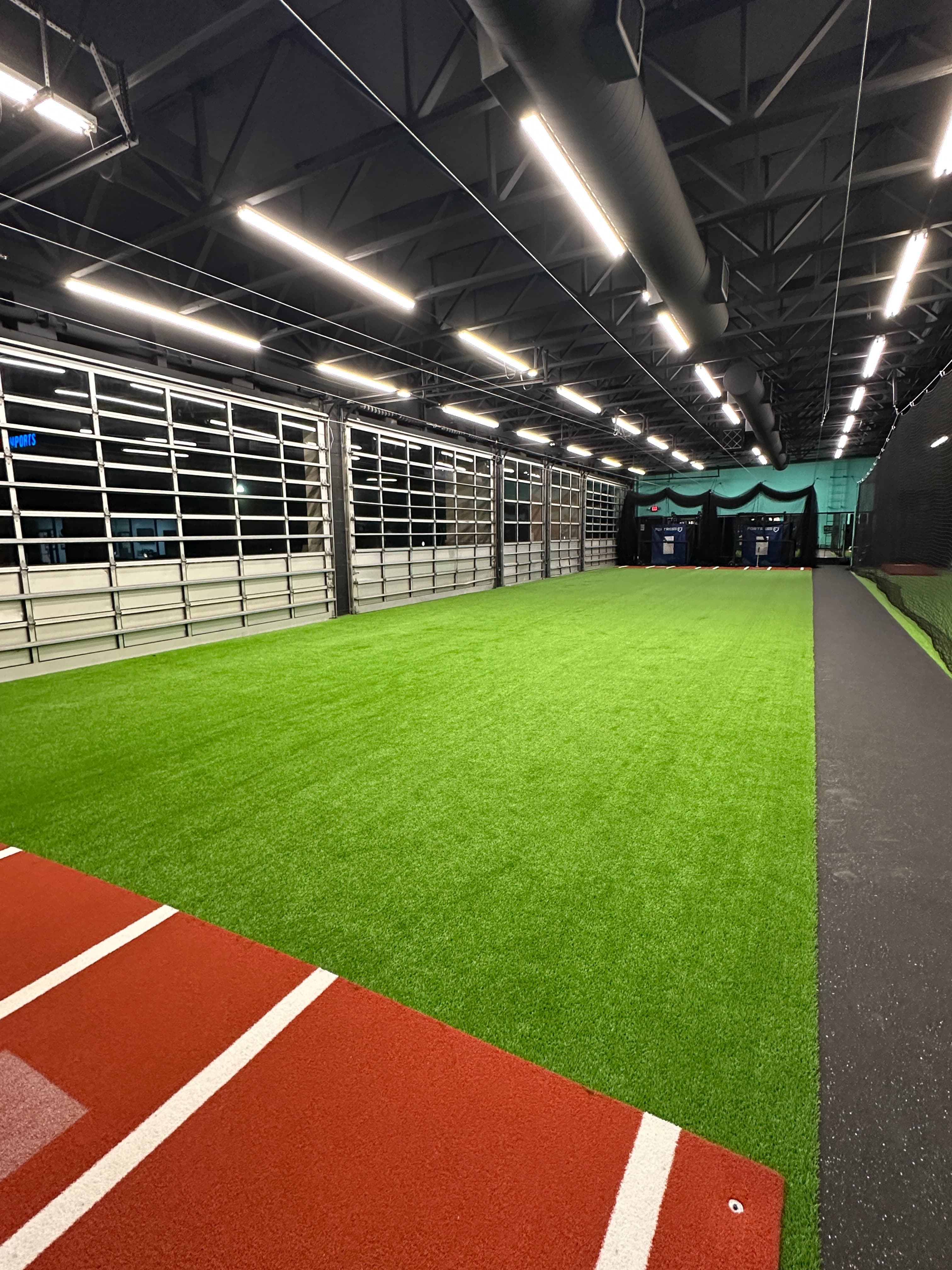 Indoor batting cage in Rancho Cucamonga, CA