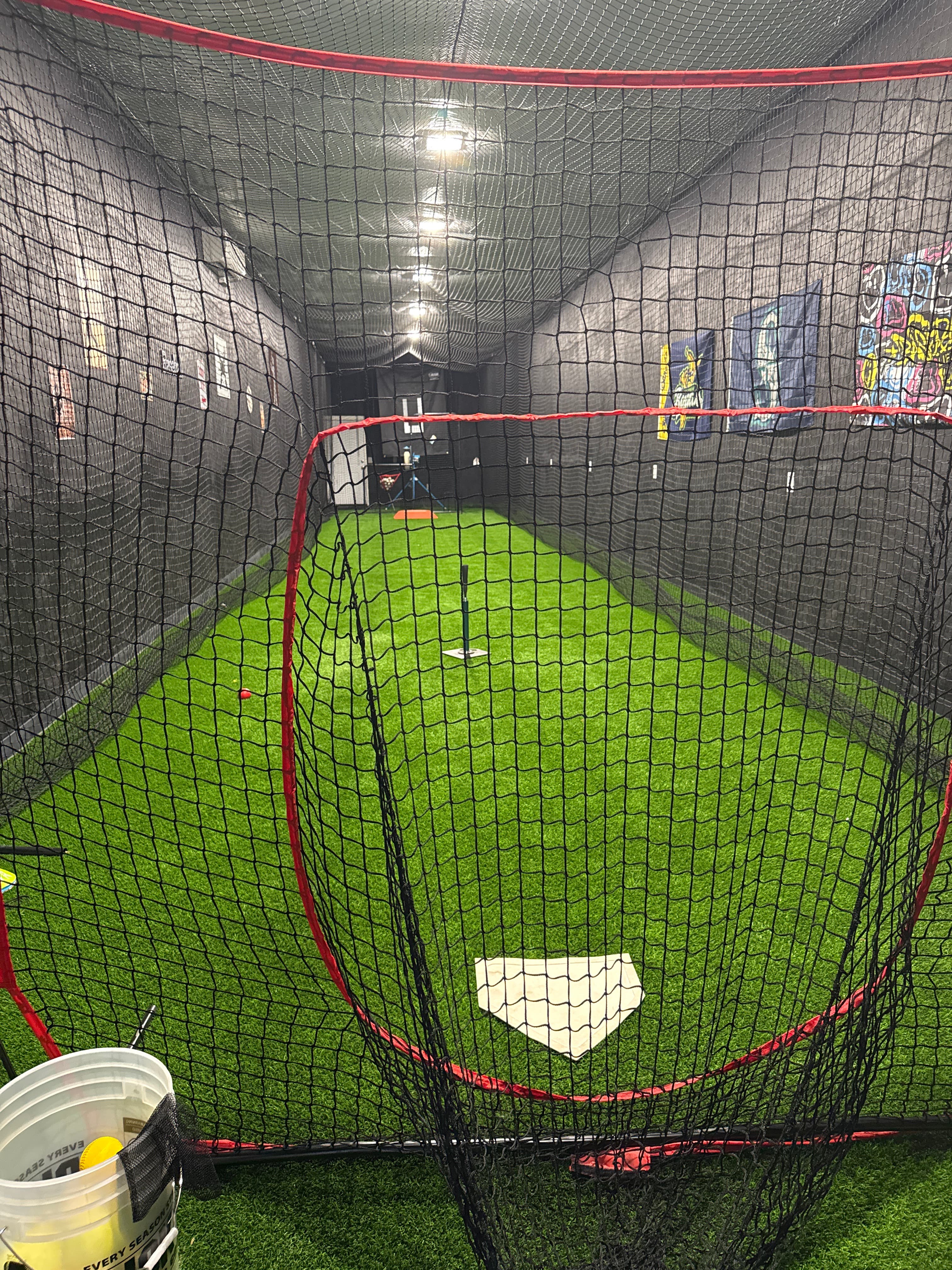 Indoor batting cage in Oregon City, OR