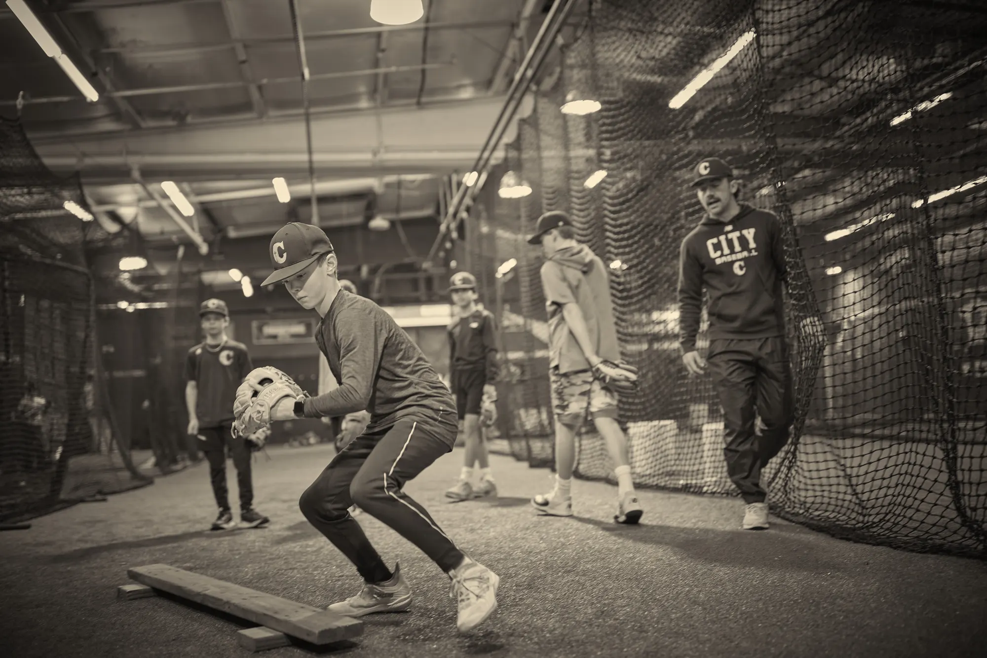 City Baseball in action