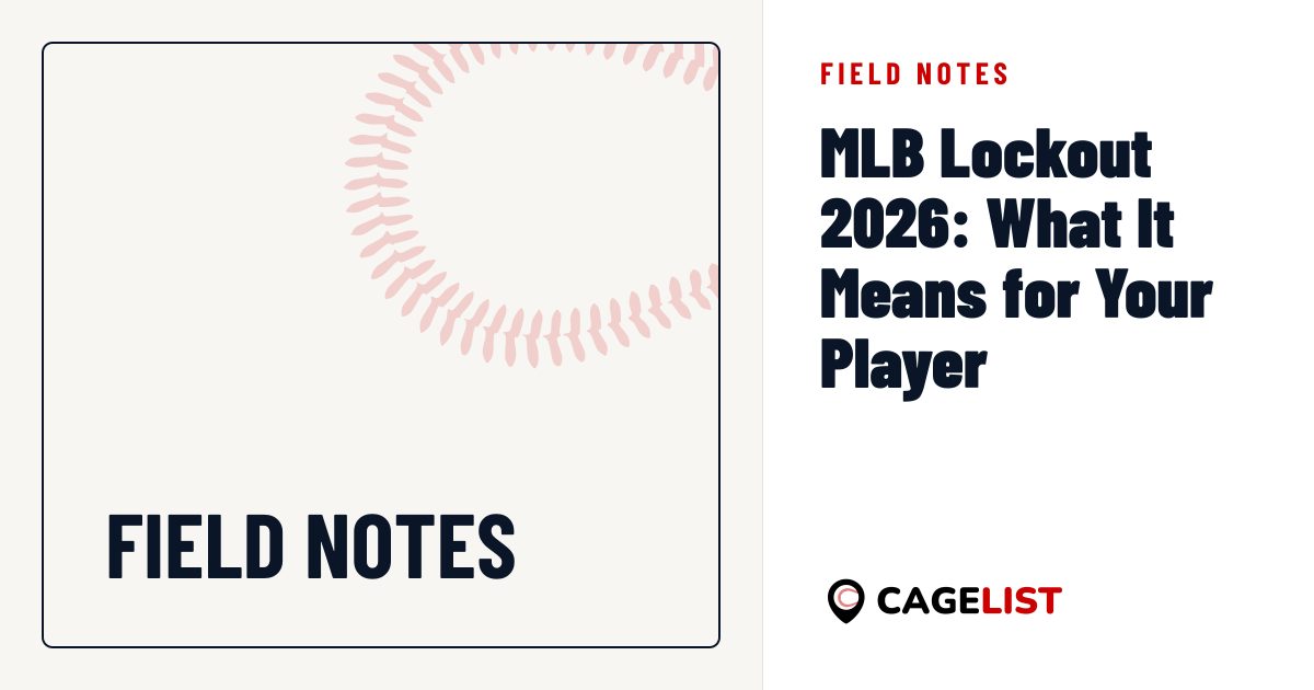 MLB Lockout 2026: What It Means for Your Player