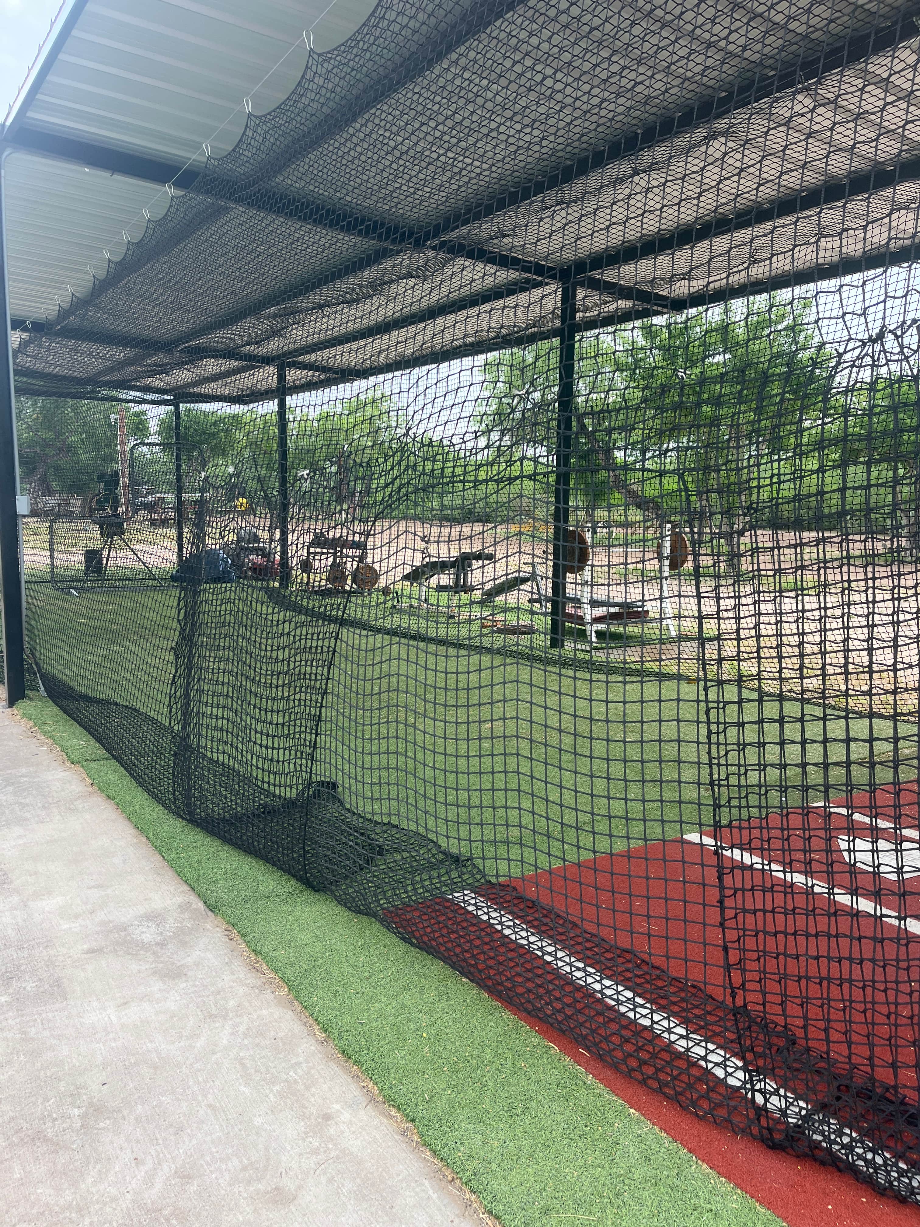 Outdoor Batting Cage in Penitas, TX — Lighted & Turf